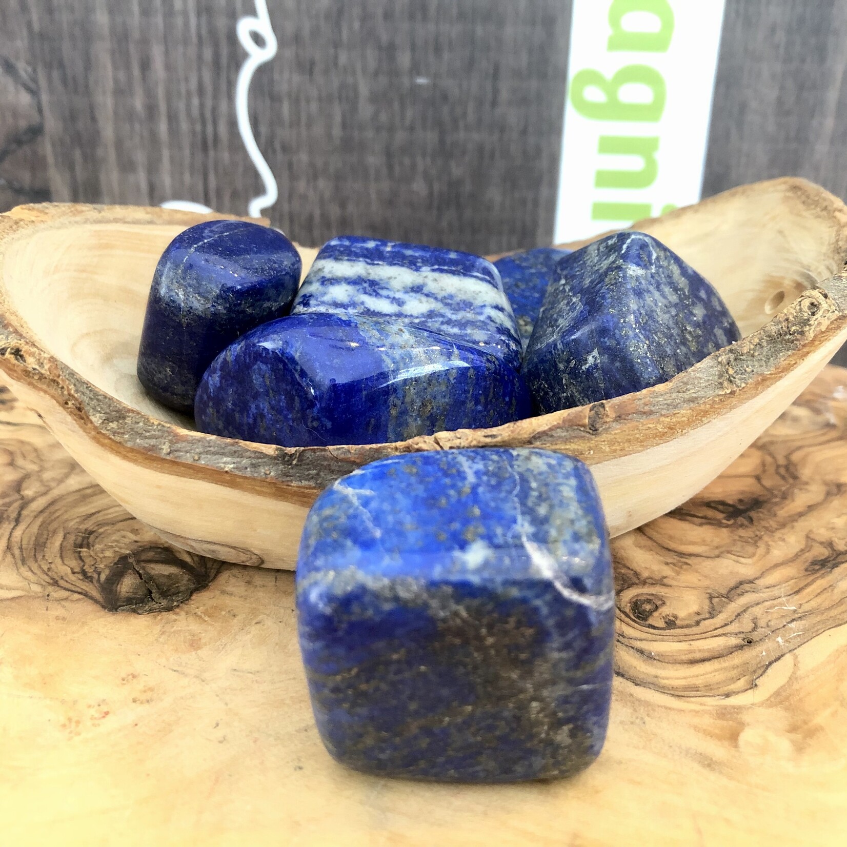 Select Lapis Lazuli Tumbled Stone -Premium Quality for Migraine Relief and Calming Anxiety