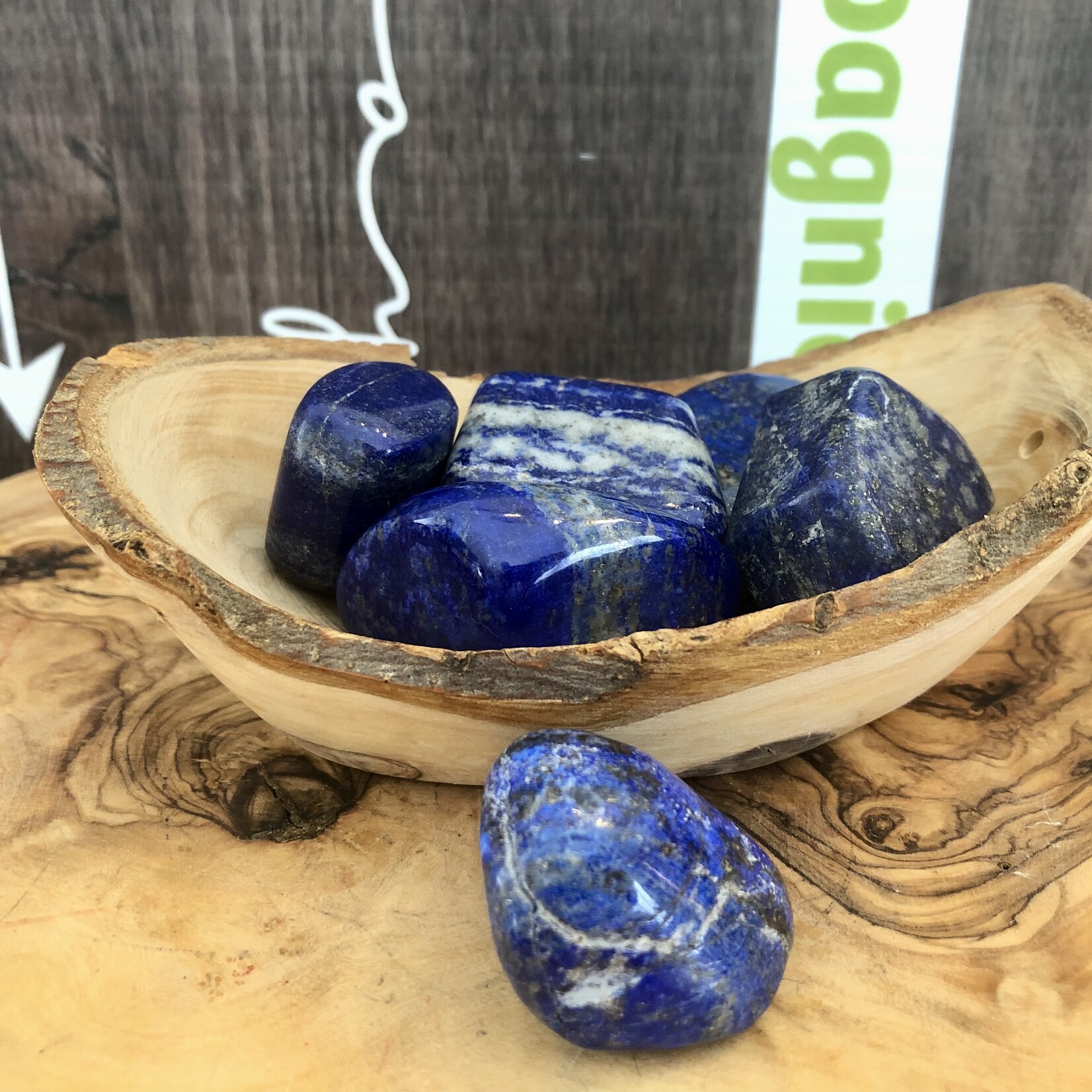Select Lapis Lazuli Tumbled Stone -Premium Quality for Migraine Relief and Calming Anxiety