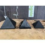 Elite Russian Shungite Pyramid, 30mm - Unpolished