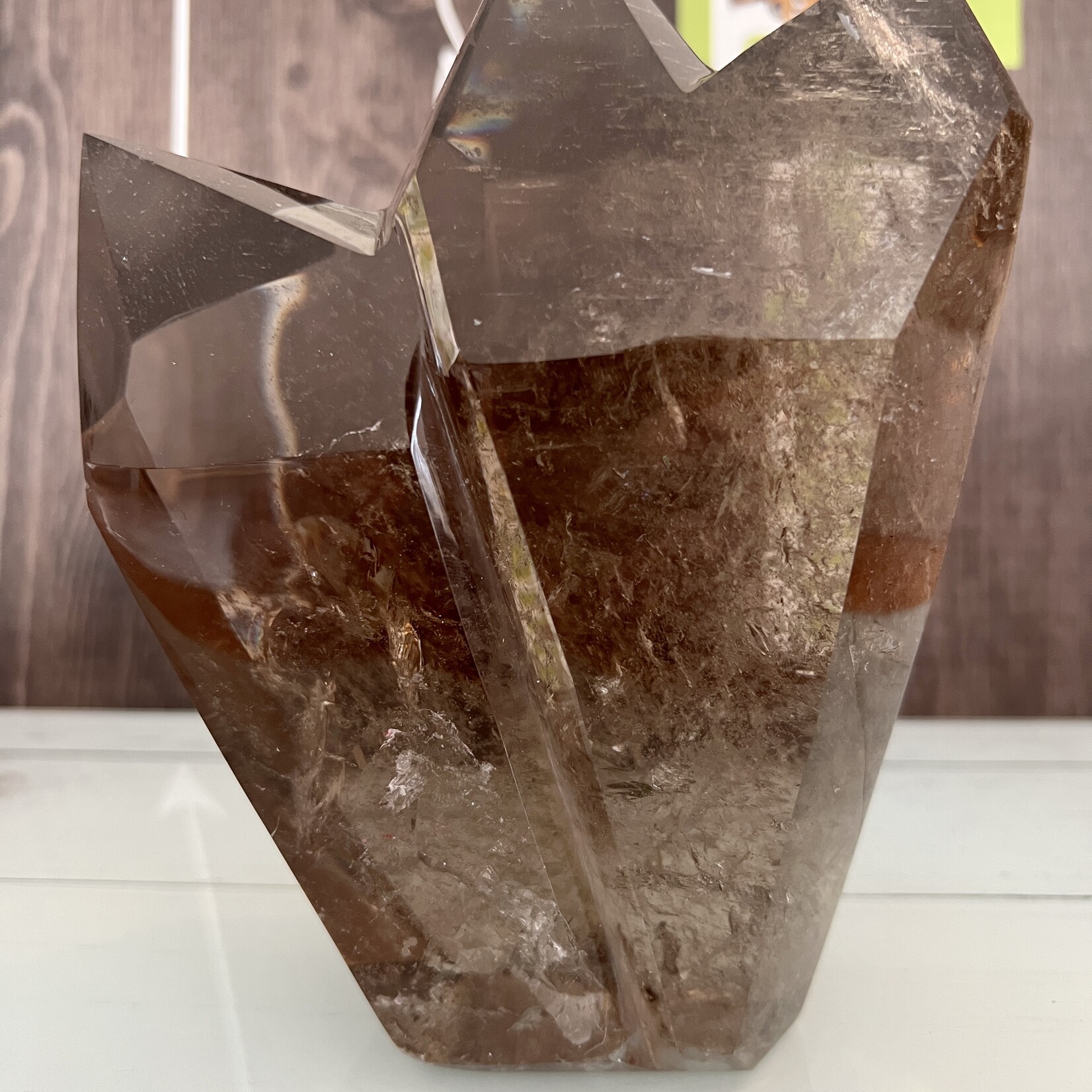 Premium Triple-Point Smoky Quartz- Your Ultimate Stress-Reliever and Resilience Booster