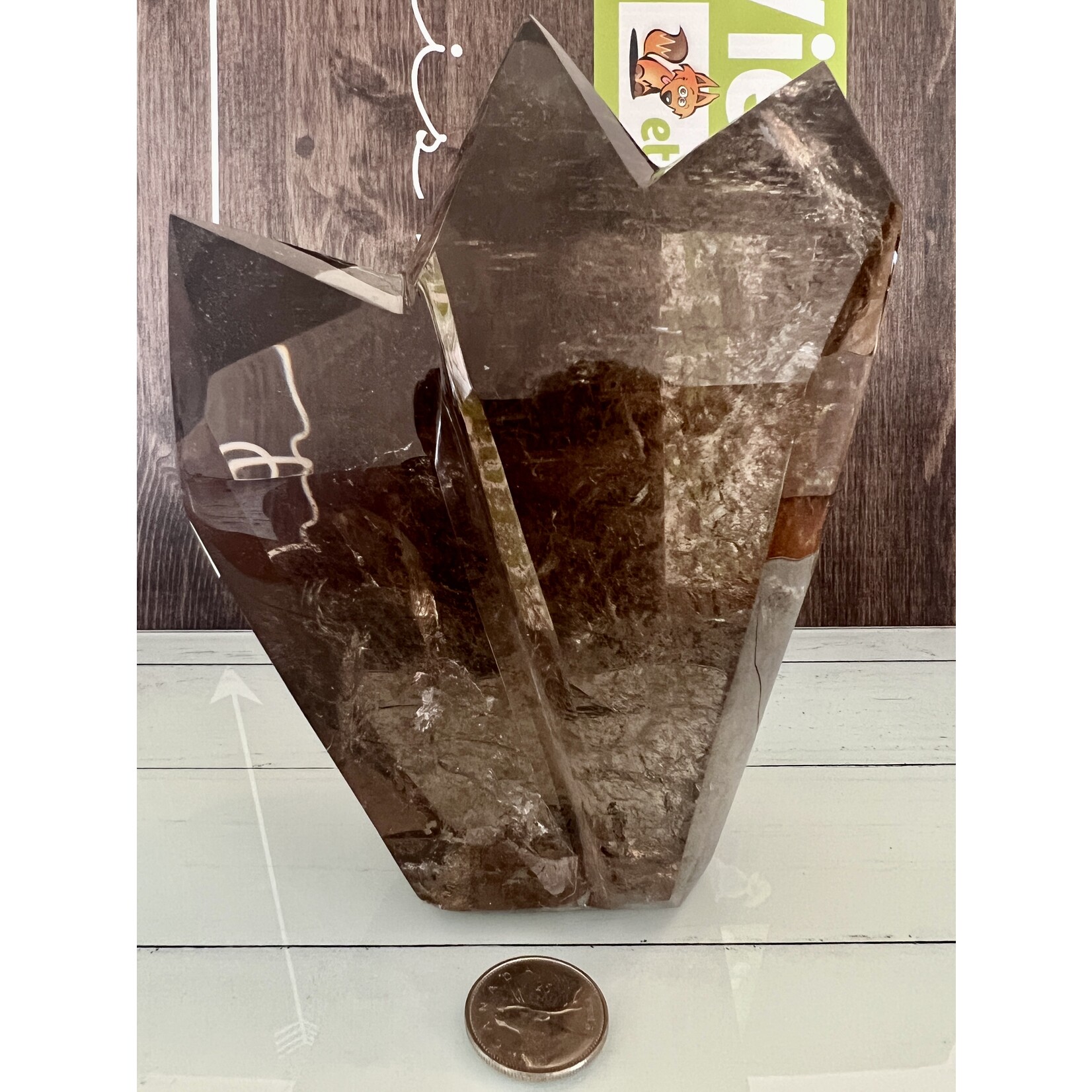 Premium Triple-Point Smoky Quartz- Your Ultimate Stress-Reliever and Resilience Booster