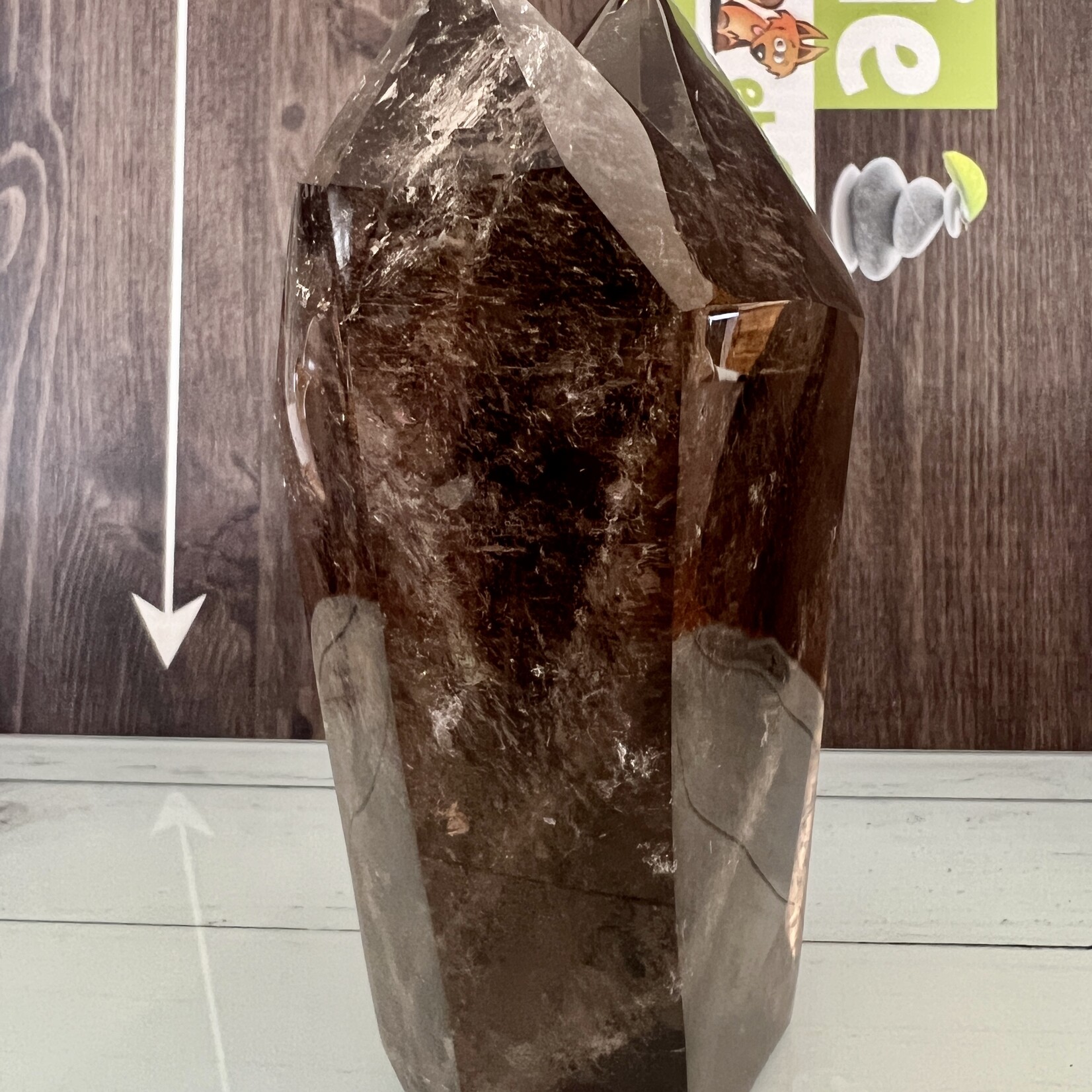 Premium Triple-Point Smoky Quartz- Your Ultimate Stress-Reliever and Resilience Booster