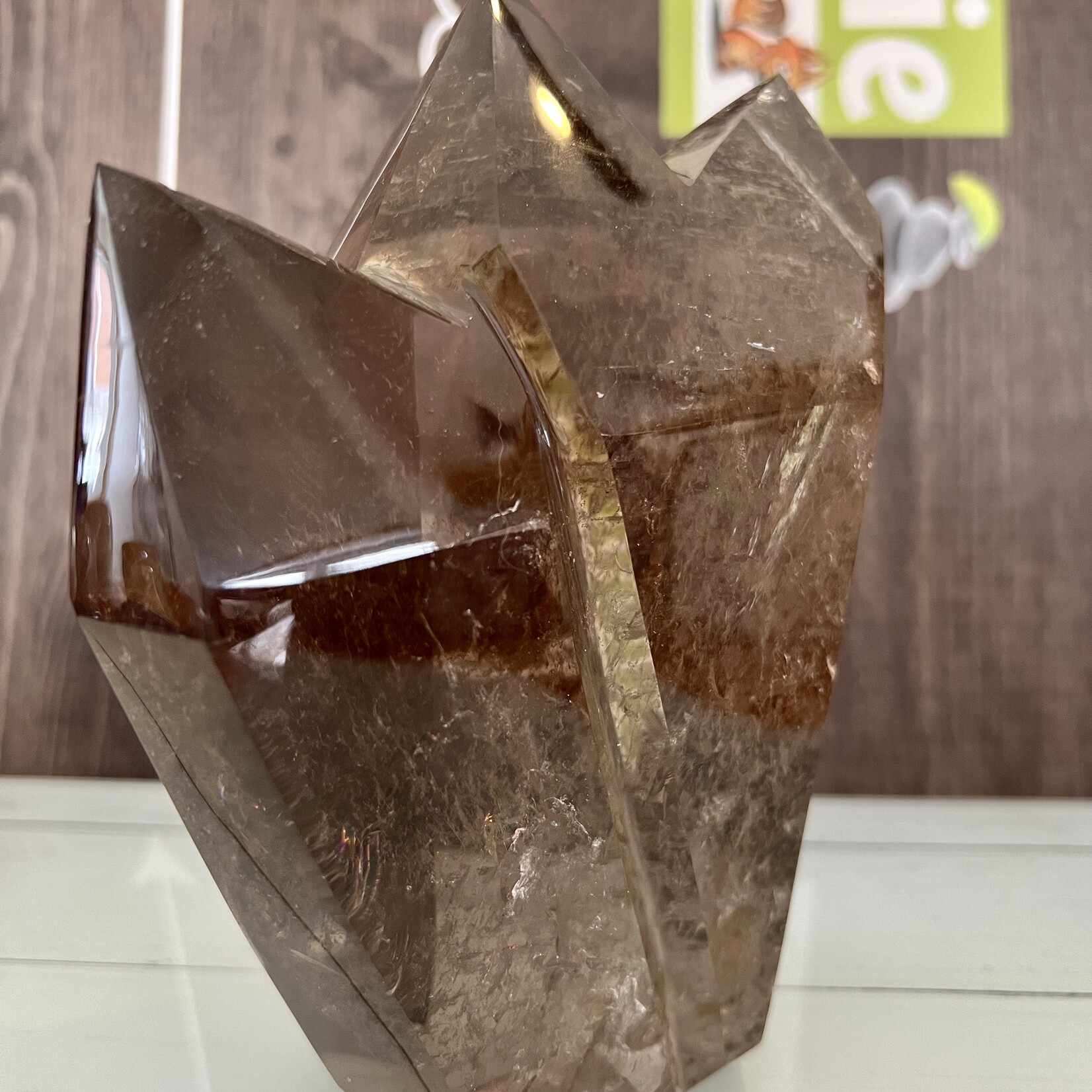 Premium Triple-Point Smoky Quartz- Your Ultimate Stress-Reliever and Resilience Booster