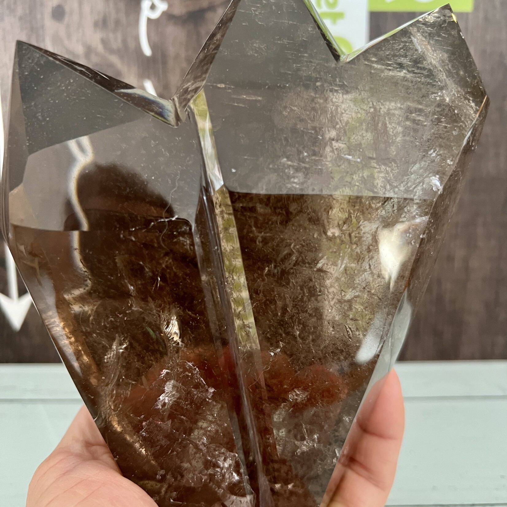 Premium Triple-Point Smoky Quartz- Your Ultimate Stress-Reliever and Resilience Booster