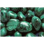 Malachite pierre roulée de qualité supérieure