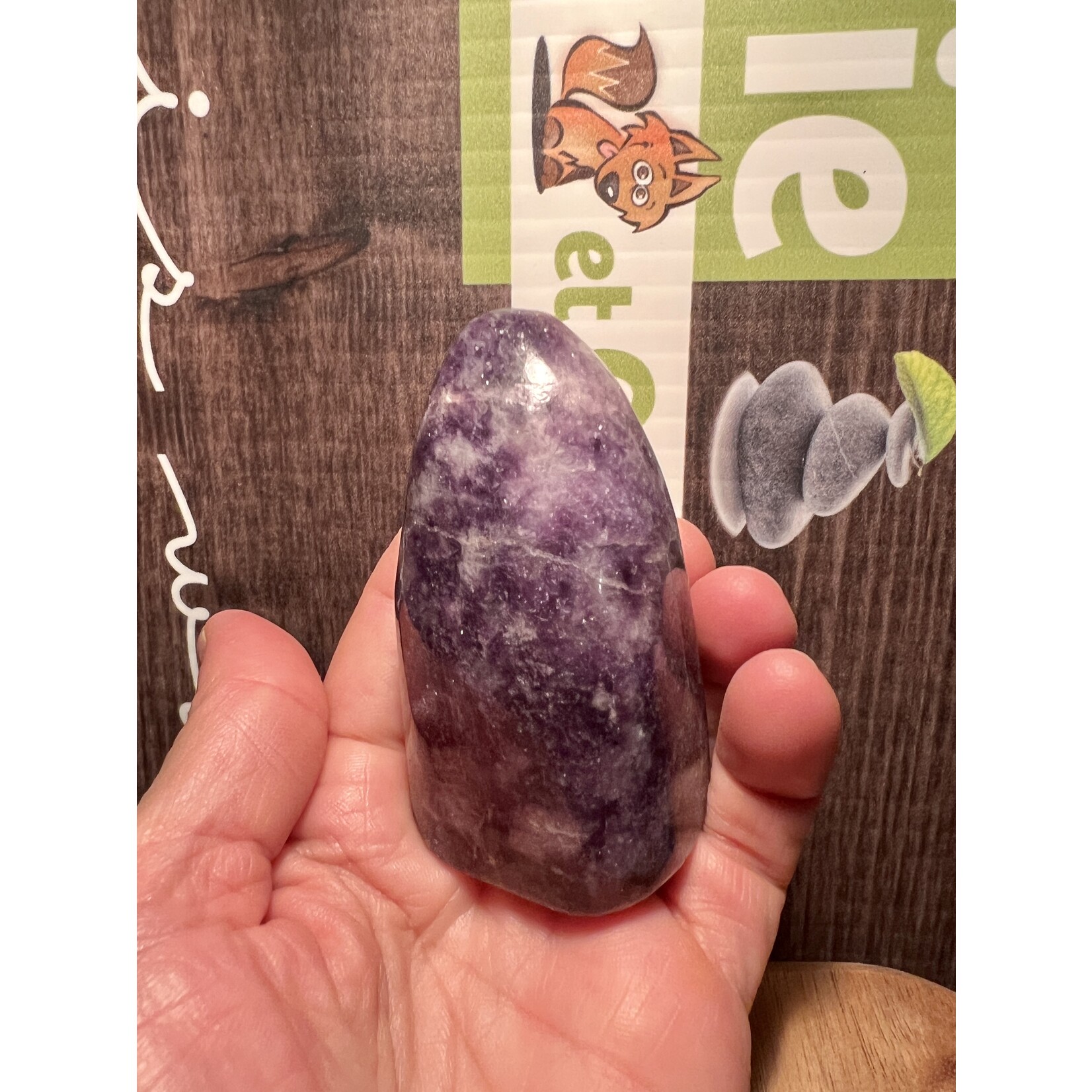 Purple Lepidolite Freeform – Tranquil Stone Alleviating Stress & Calming Obsessive Thoughts