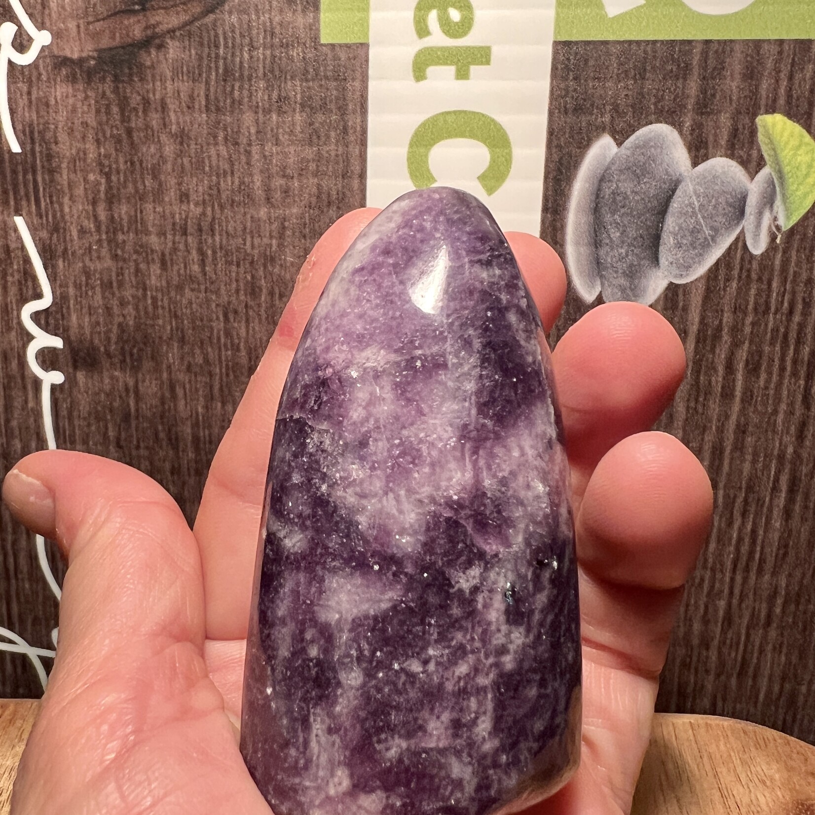 Purple Lepidolite Freeform – Tranquil Stone Alleviating Stress & Calming Obsessive Thoughts