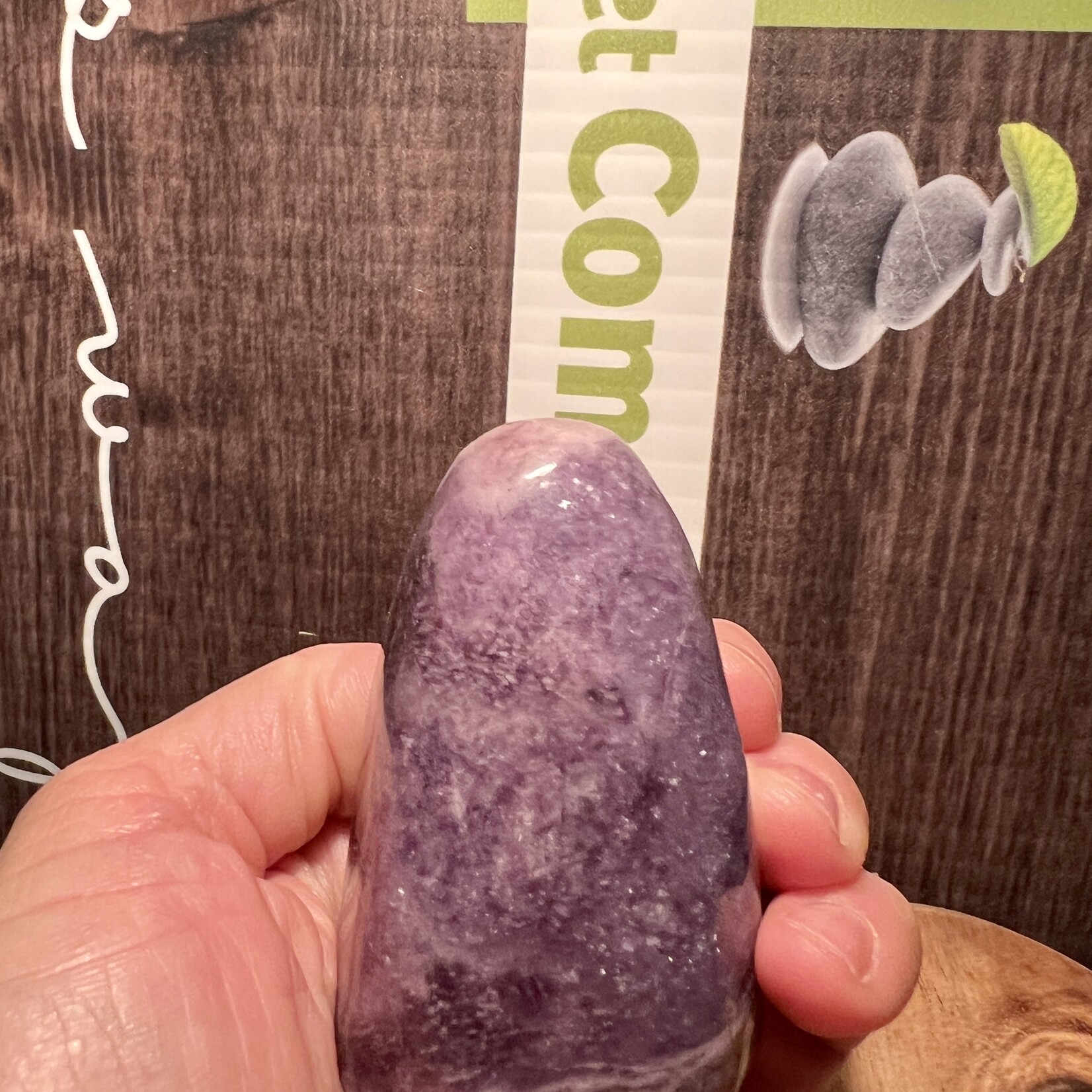 Purple Lepidolite Freeform – Tranquil Stone Alleviating Stress & Calming Obsessive Thoughts