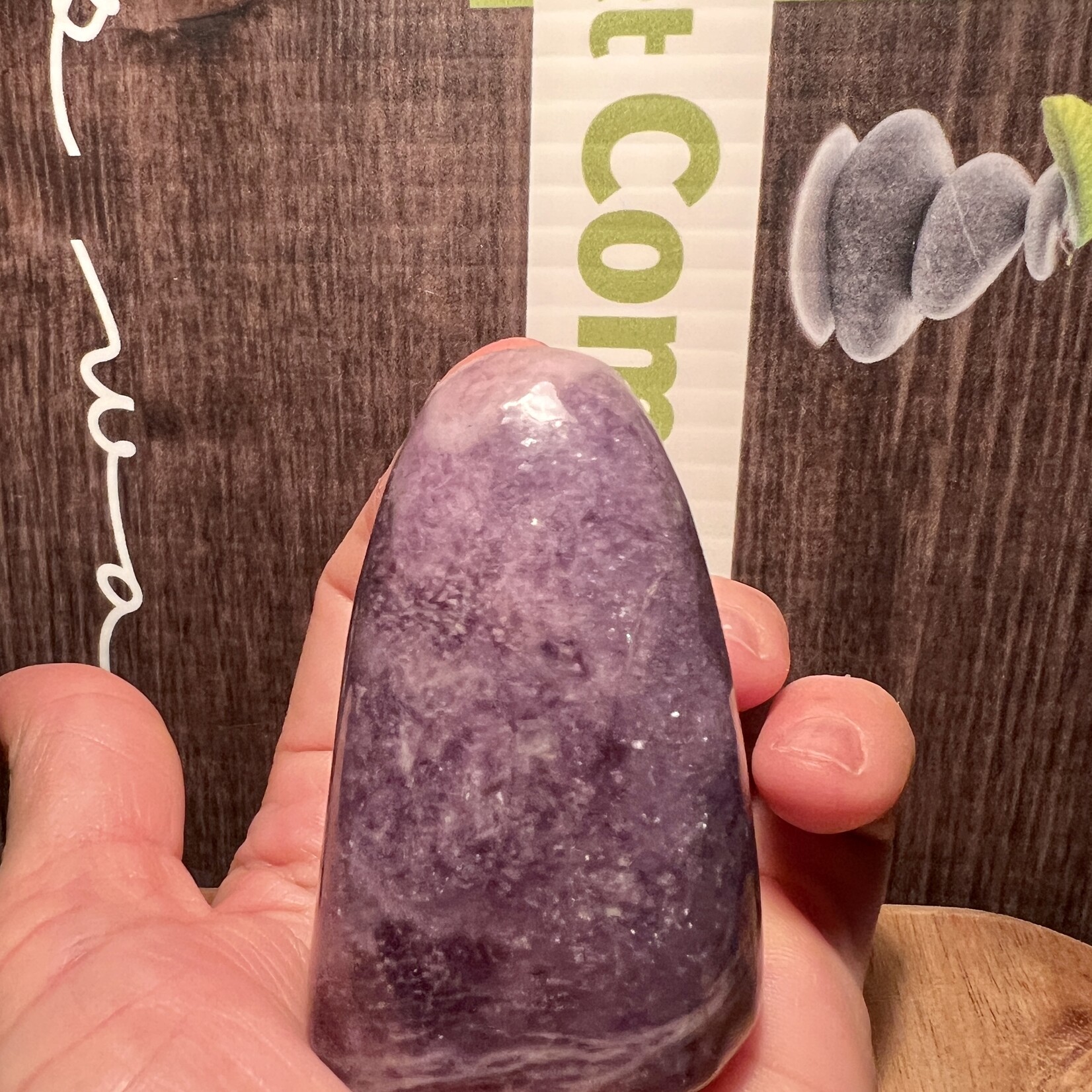 Purple Lepidolite Freeform – Tranquil Stone Alleviating Stress & Calming Obsessive Thoughts