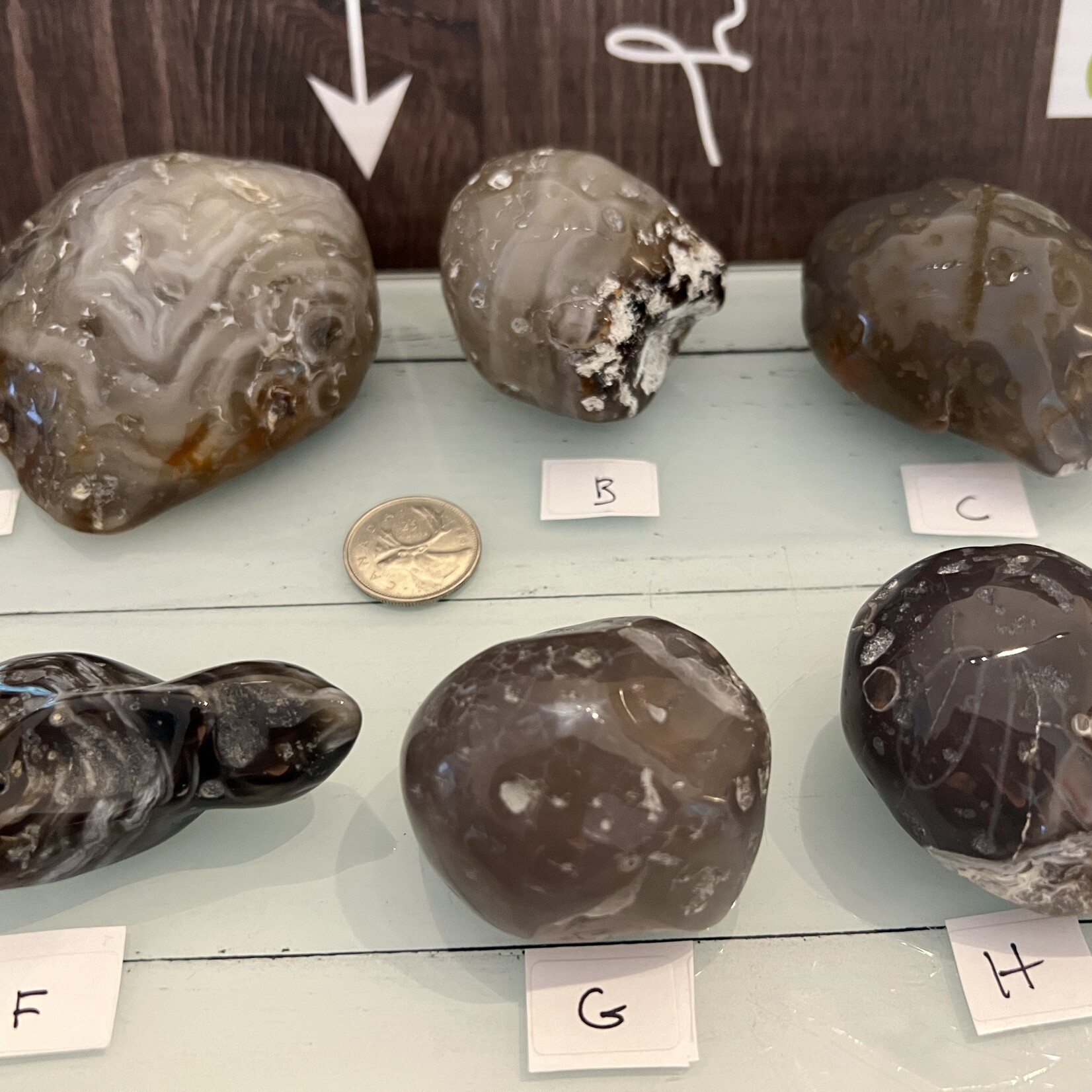 Exquisite Brazilian Enhydro Agate- Rare Stone with Water Inclusion – Balances Earth and Water Elements