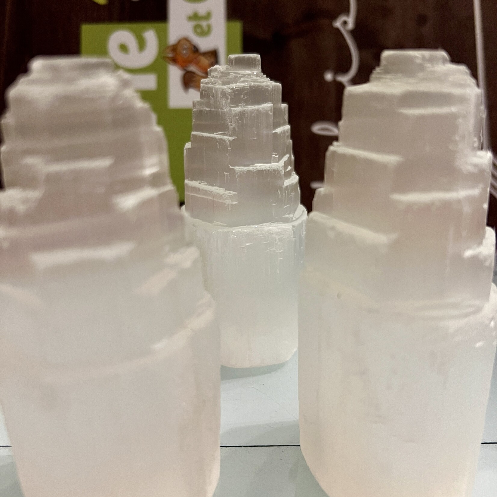Serenity Selenite Iceberg Tower – Unique 4" Crystal for Emotional Balance & Energetic Harmony