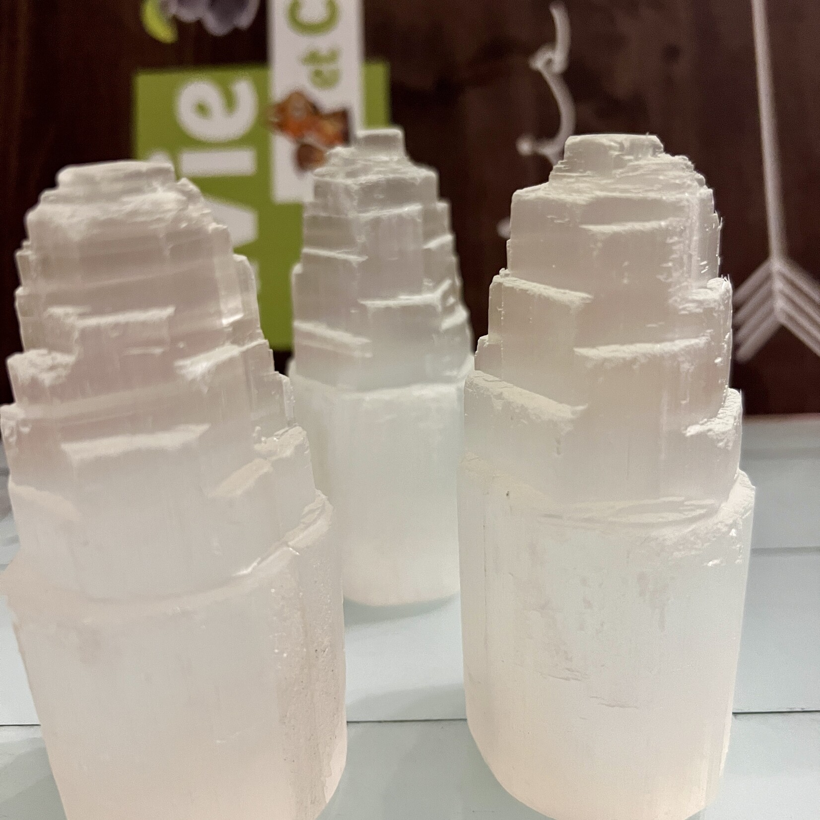Serenity Selenite Iceberg Tower – Unique 4" Crystal for Emotional Balance & Energetic Harmony