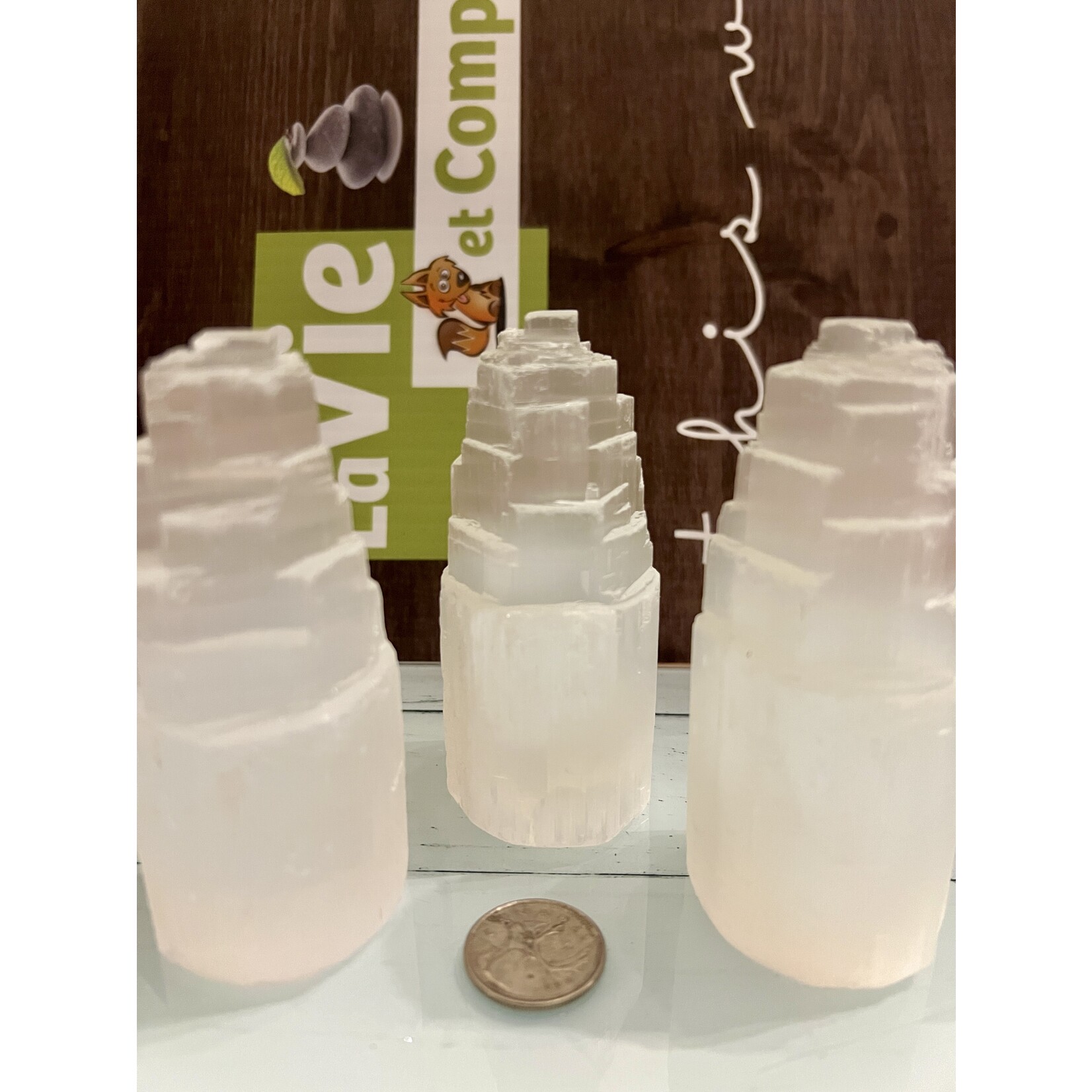 Serenity Selenite Iceberg Tower – Unique 4" Crystal for Emotional Balance & Energetic Harmony