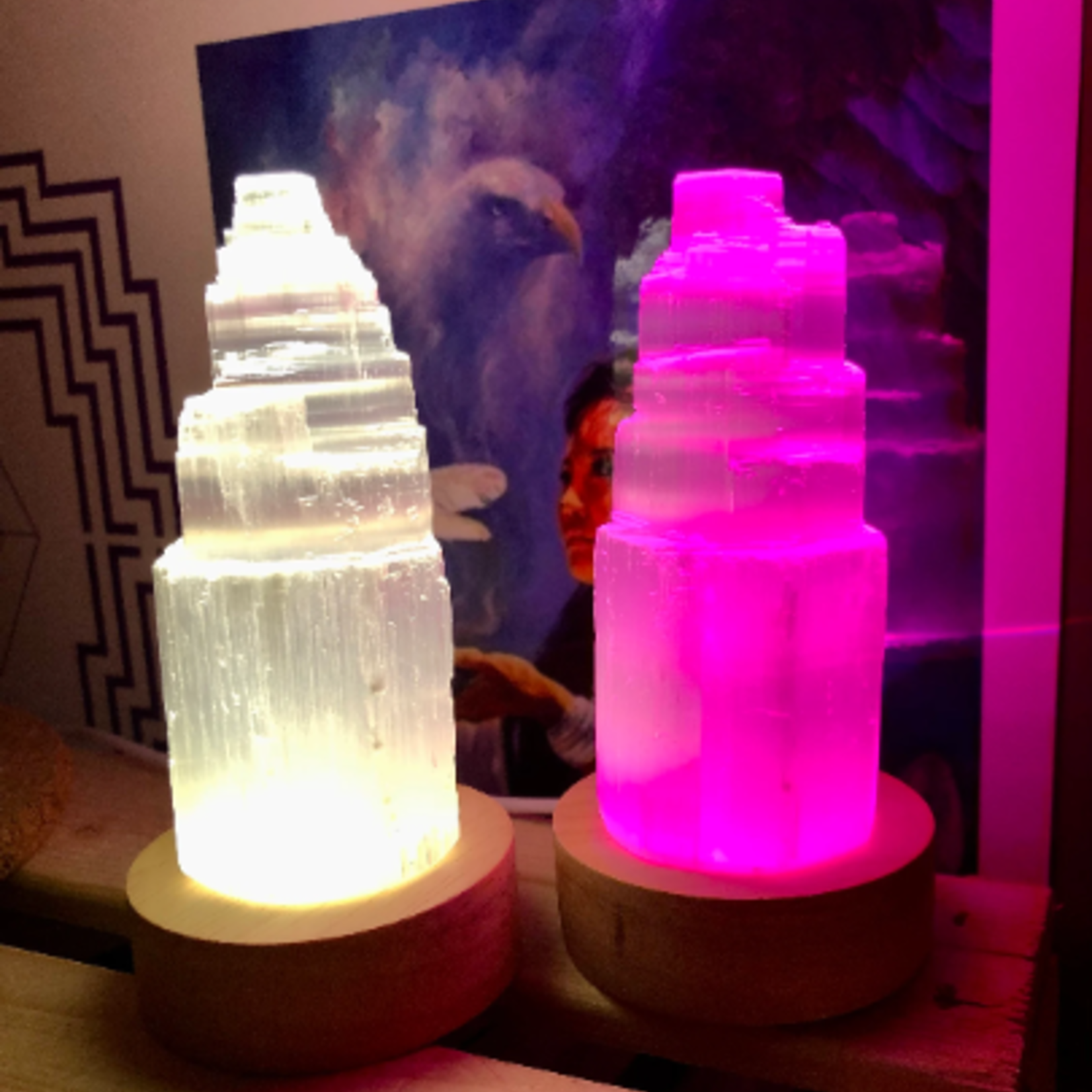 Serenity Selenite Iceberg Tower – Unique 4" Crystal for Emotional Balance & Energetic Harmony
