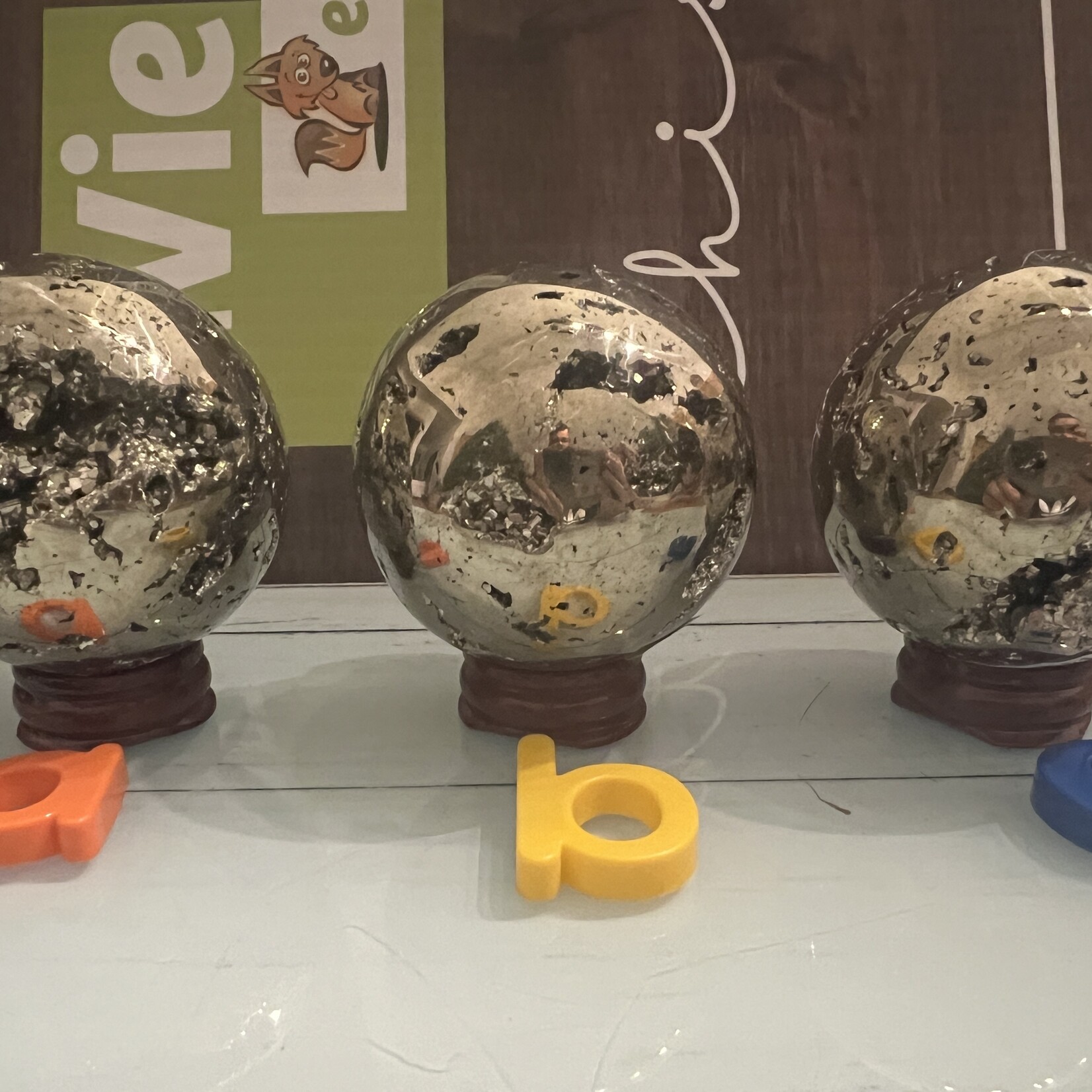 Large Sparkling Pyrite Sphere - Strength, Vitality, Creativity