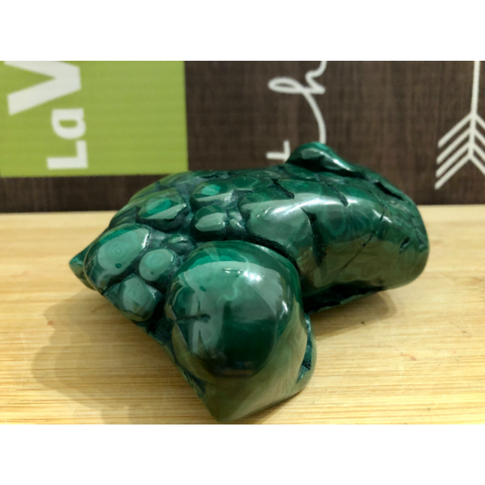 Unique Malachite Freeform – Frog-Like Shape & Energy Enhancer