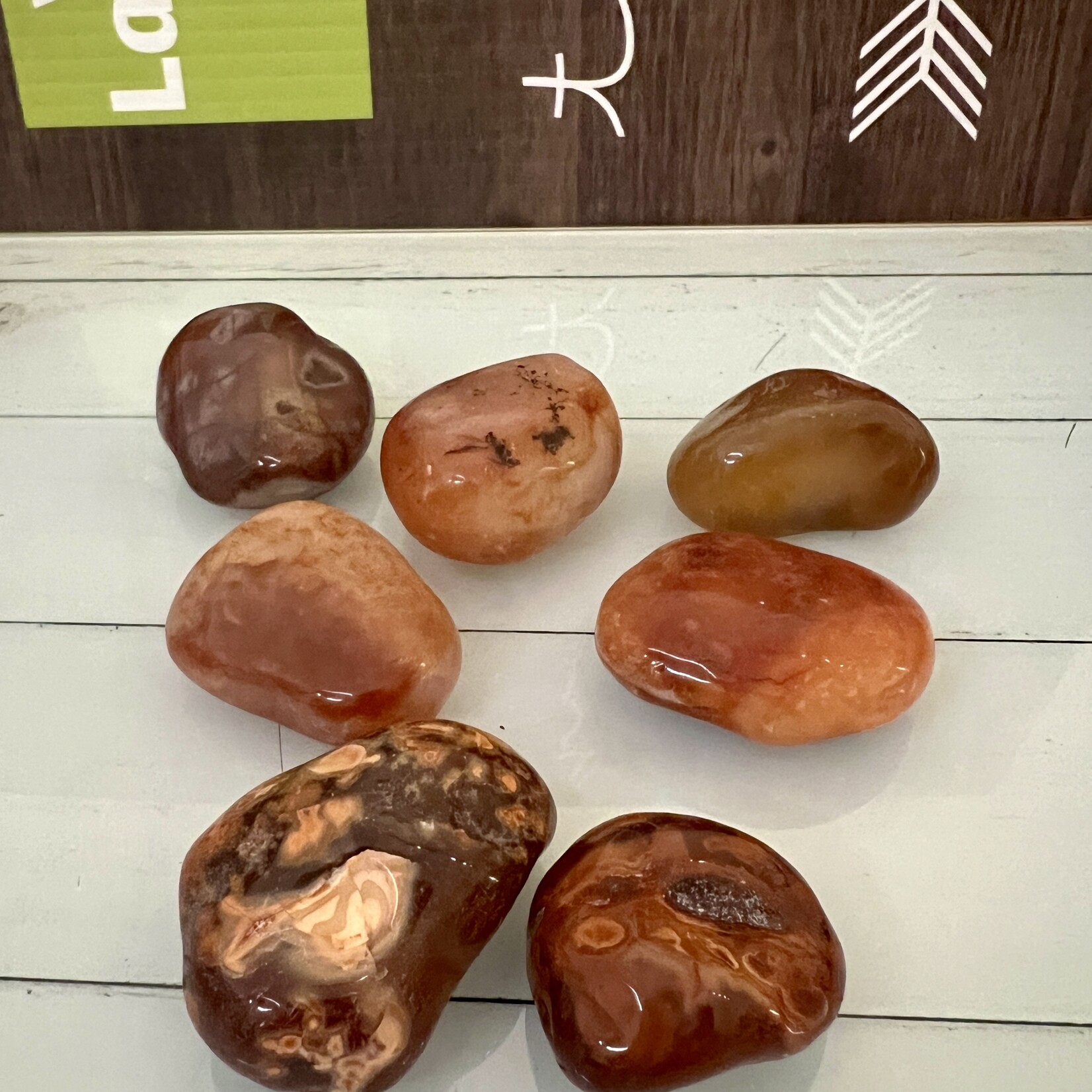 Carnelian Tumbled Stones - Vitality and Creativity