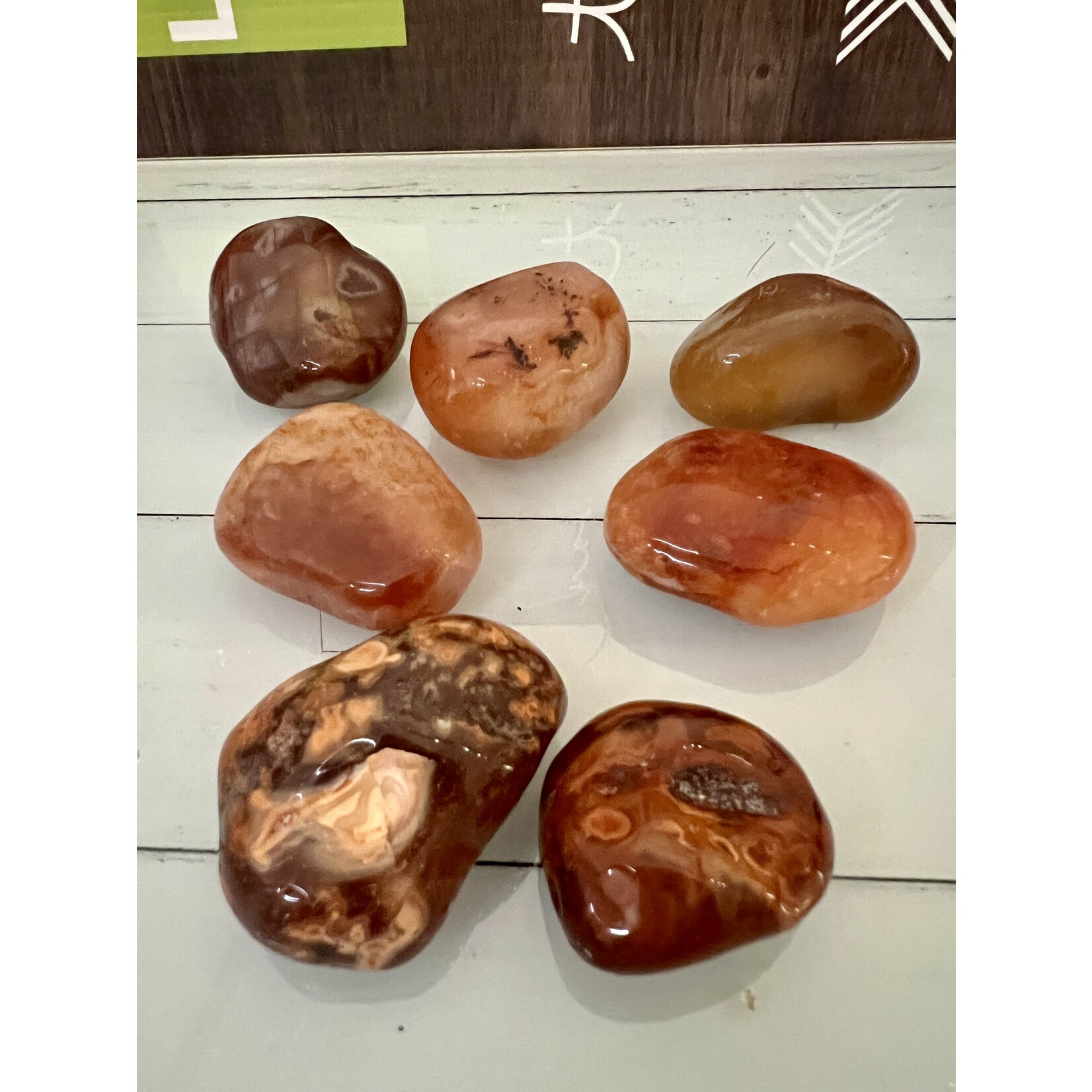 Carnelian Tumbled Stones - Vitality and Creativity