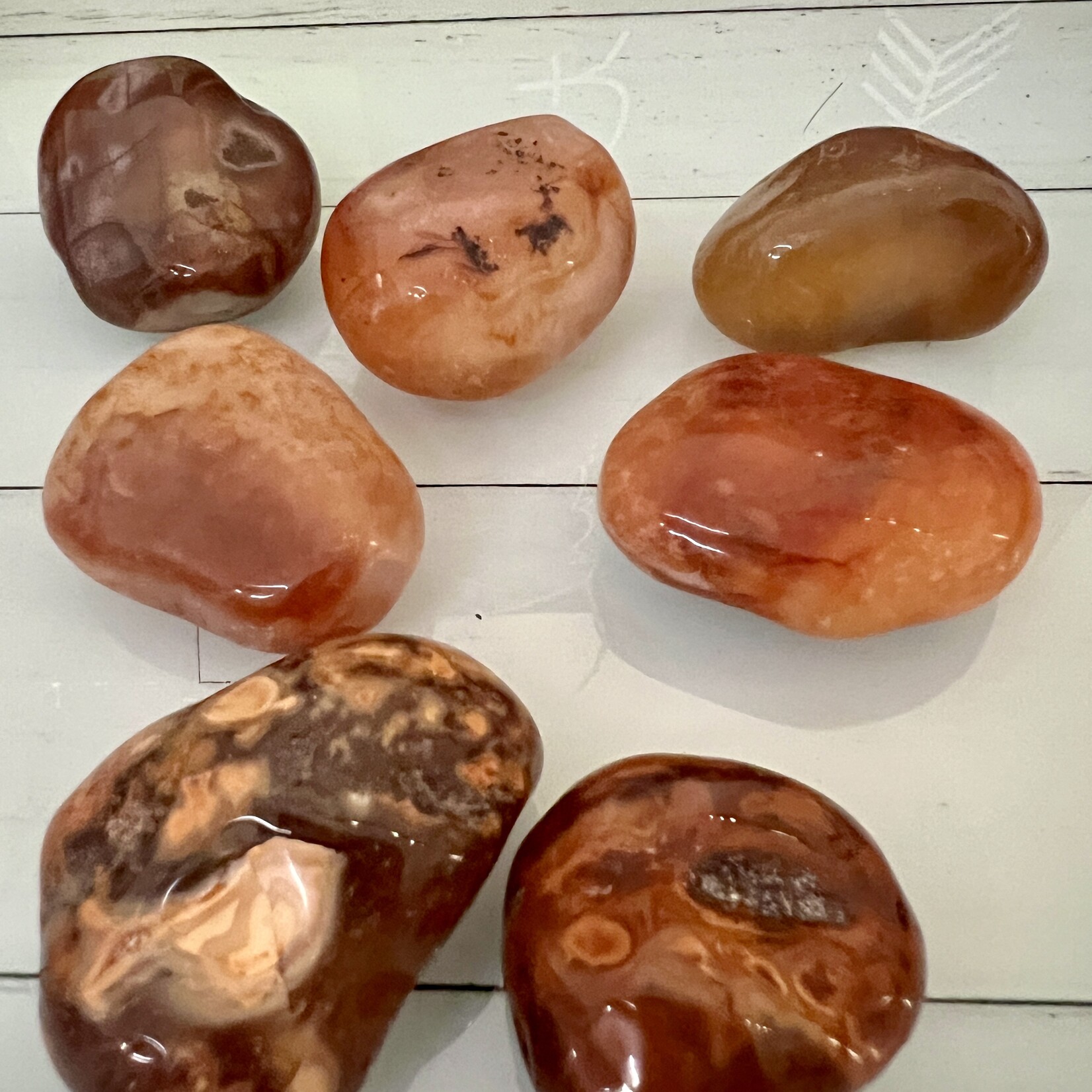 Carnelian Tumbled Stones - Vitality and Creativity