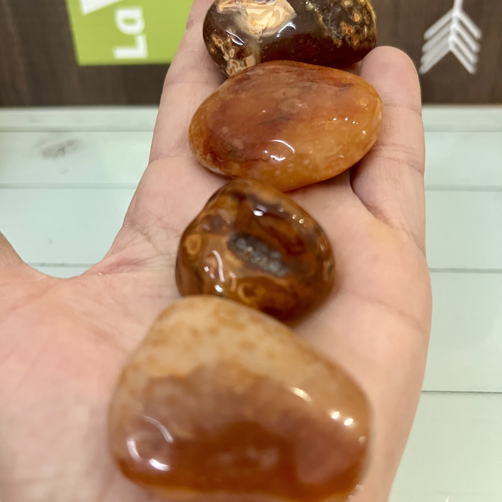 Carnelian Tumbled Stones - Vitality and Creativity