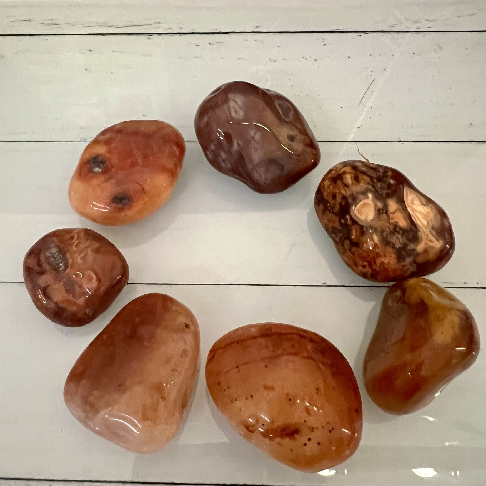 Carnelian Tumbled Stones - Vitality and Creativity