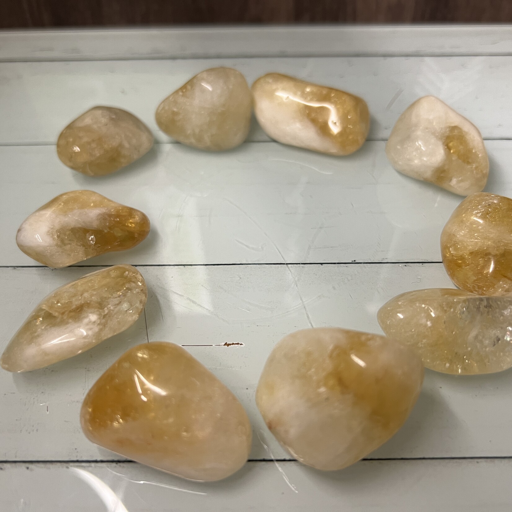 Pierres Roulées de Citrine - Prospérité et Positivité