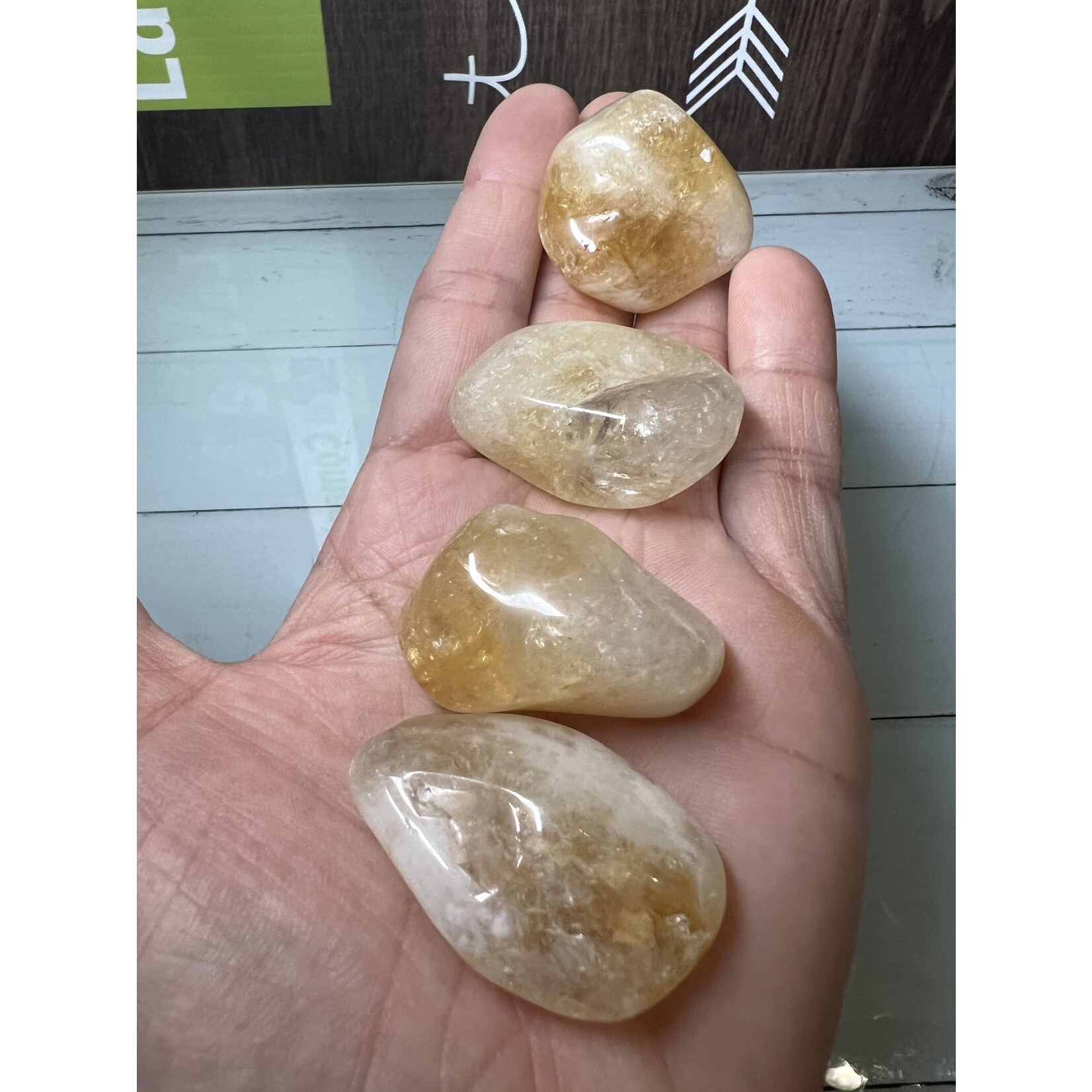 Citrine Tumbled Stones - Prosperity and Positivity