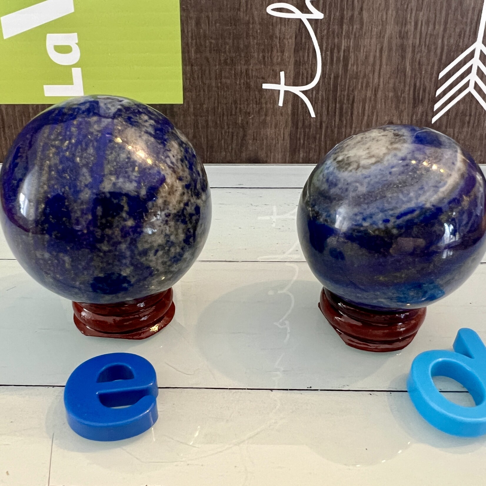 Lapis Lazuli Spheres - Cosmic Beauty & Intuition