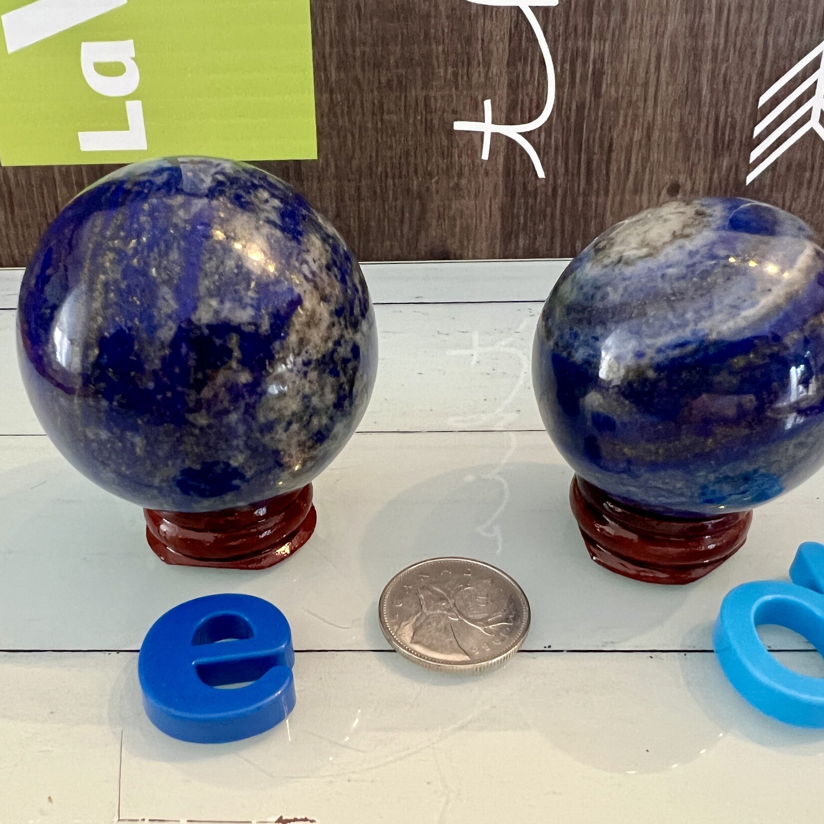 Lapis Lazuli Spheres - Cosmic Beauty & Intuition