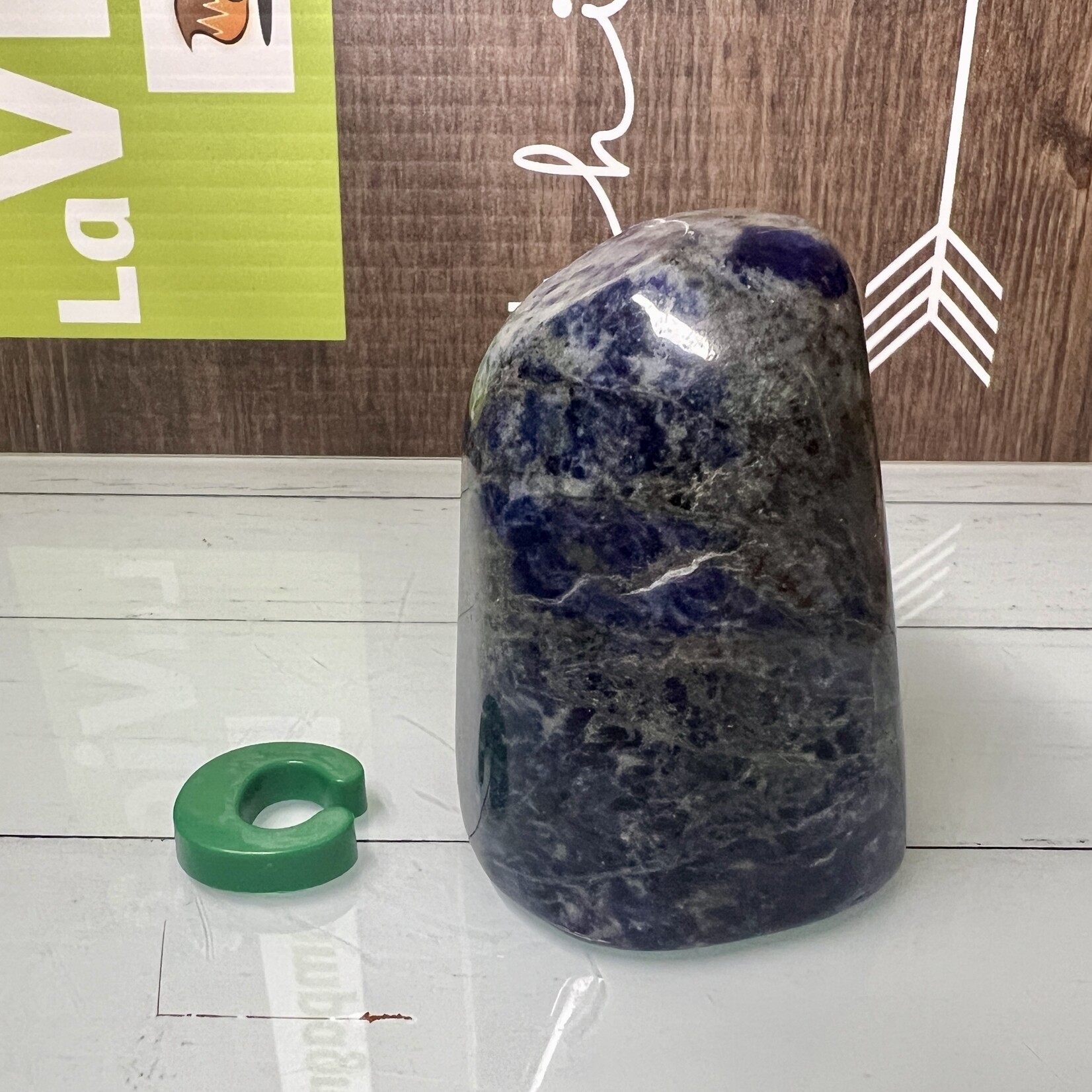 Pierre de Sodalite Polie Forme Libre – Renforceur d'Équilibre Émotionnel et d'Intuition