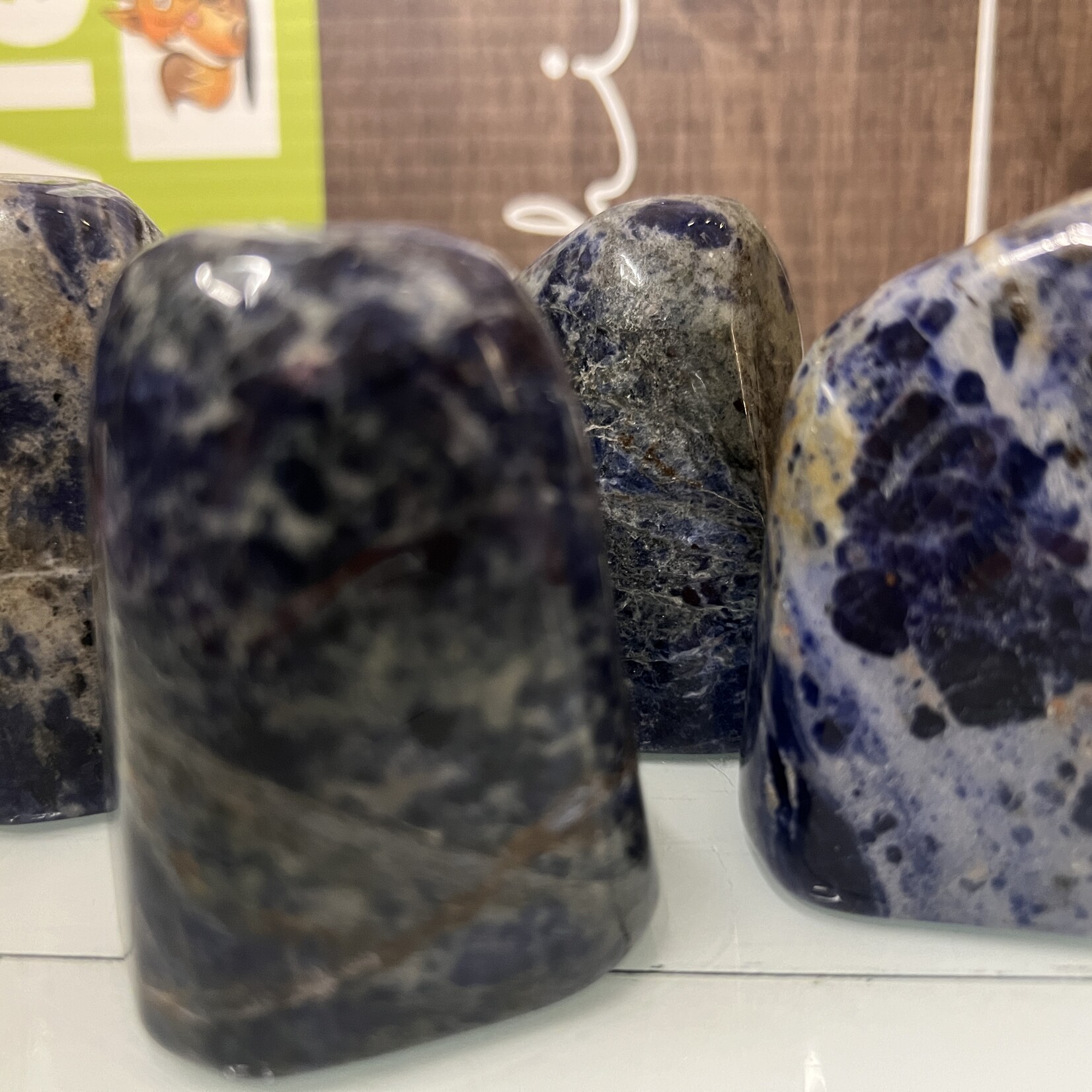 Sodalite Freeform Polished Stone – Enhancer of Emotional Balance and Intuition