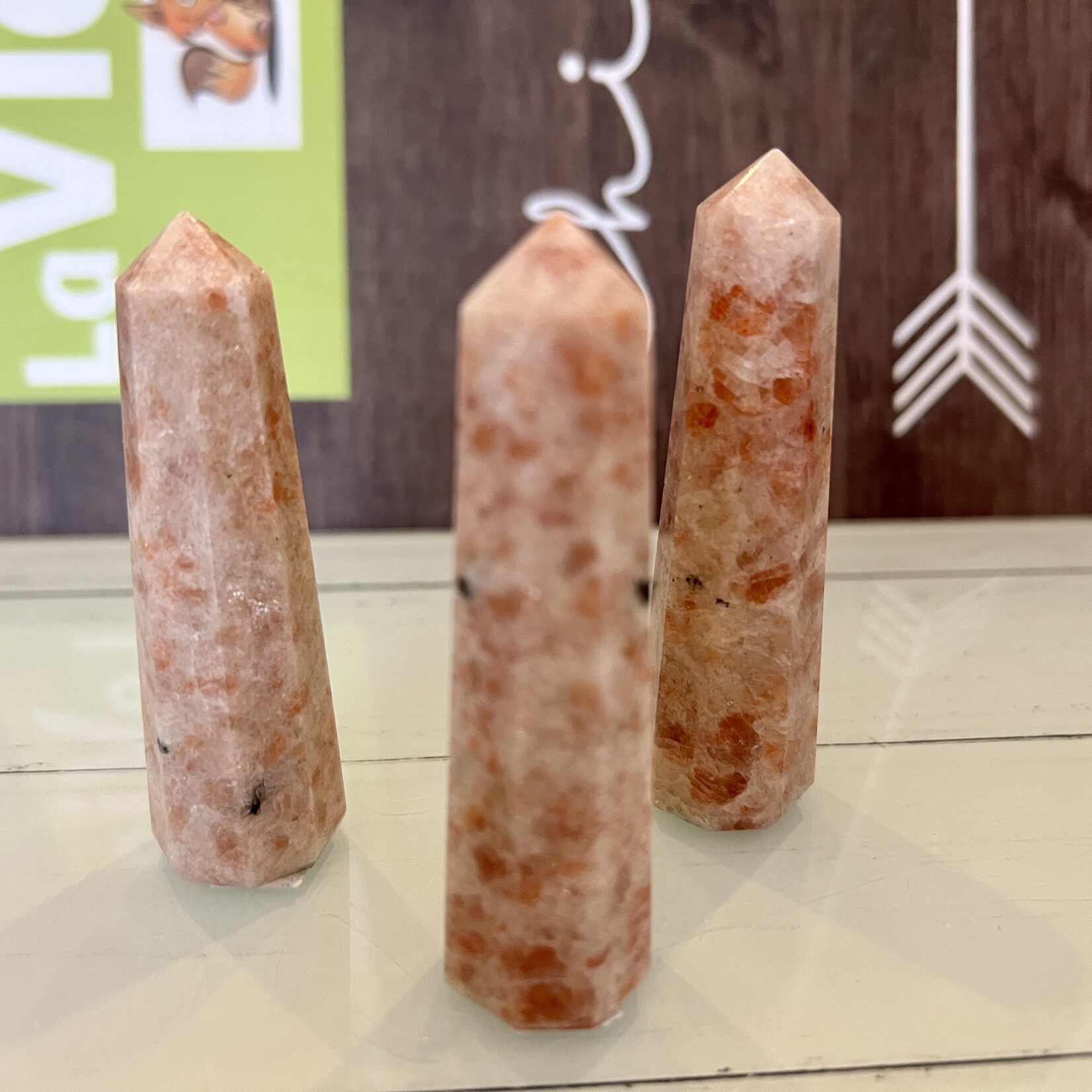 Vibrant Sunstone Obelisk for Energy & Balance