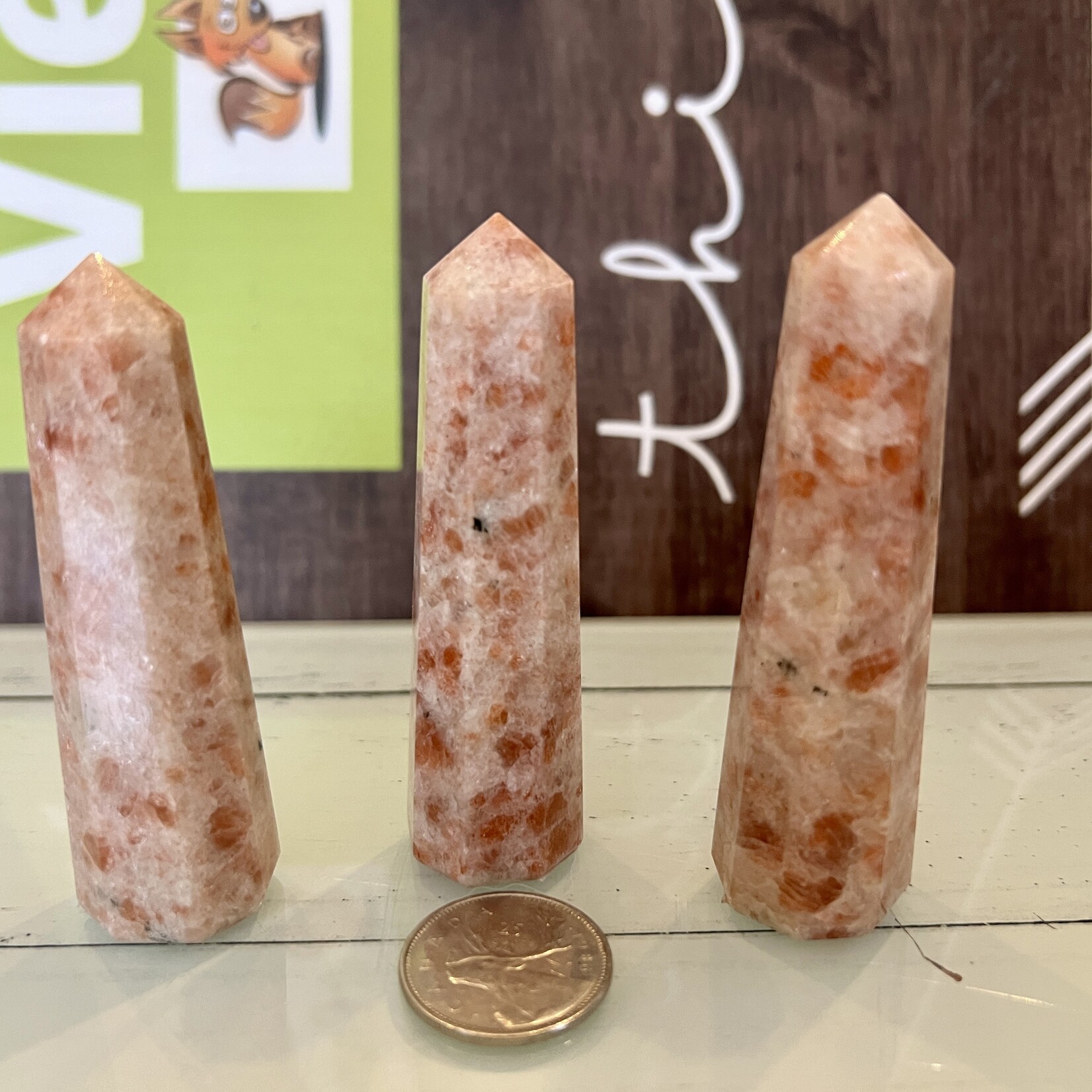 Vibrant Sunstone Obelisk for Energy & Balance