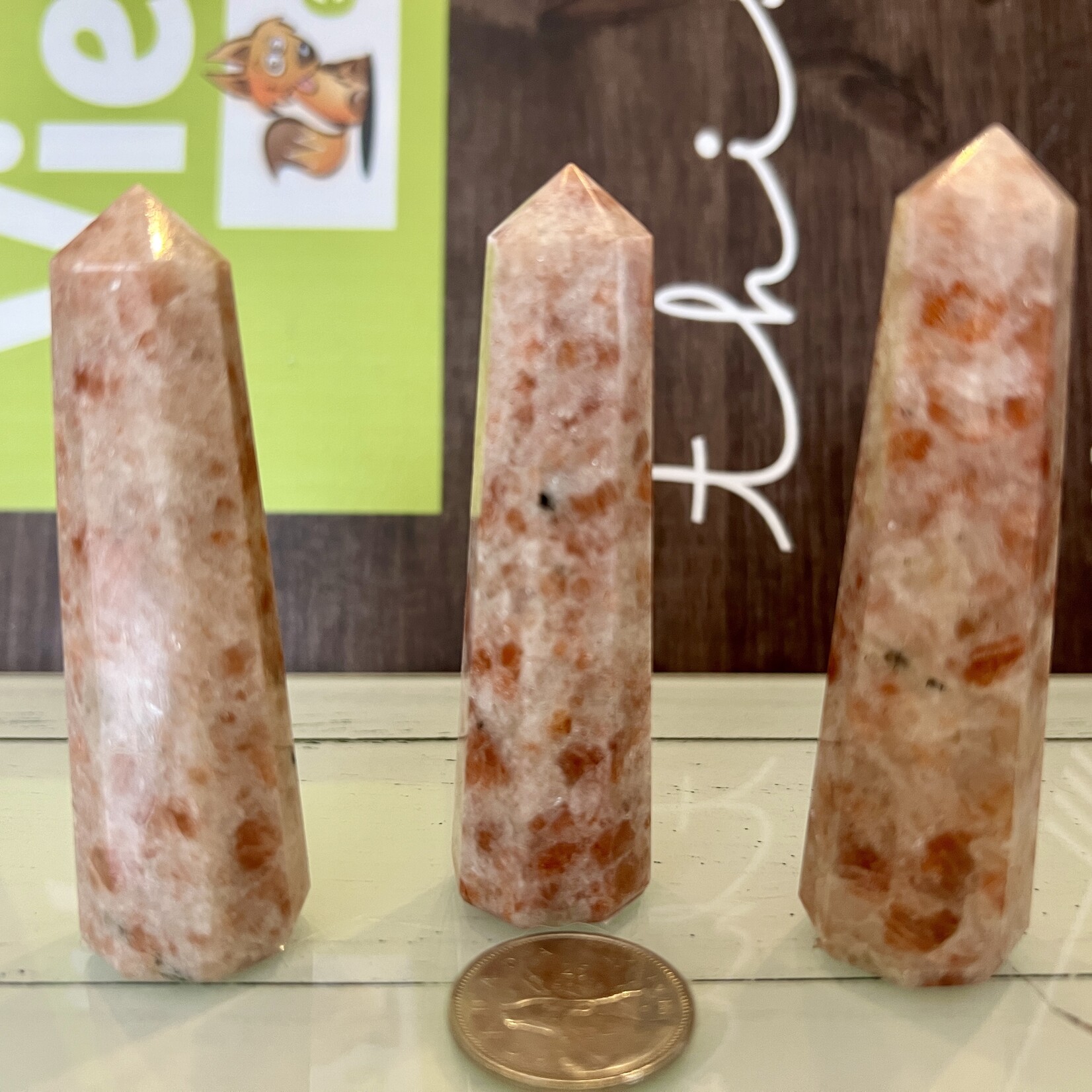 Vibrant Sunstone Obelisk for Energy & Balance