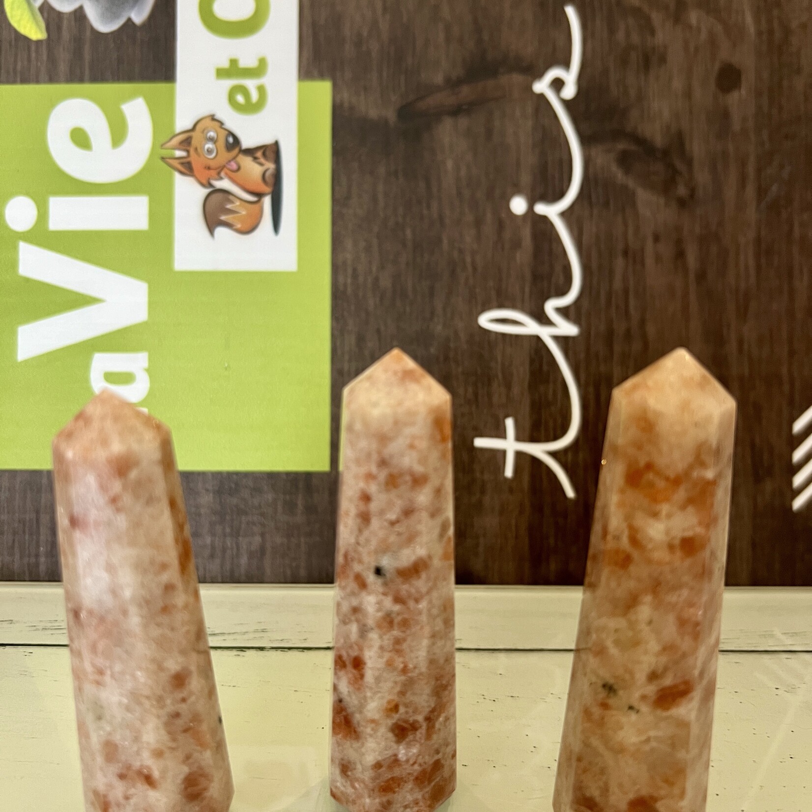Vibrant Sunstone Obelisk for Energy & Balance