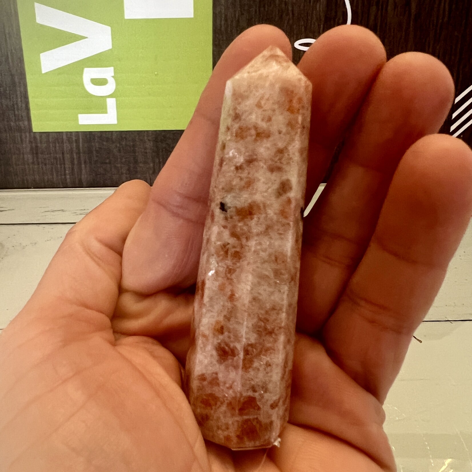 Vibrant Sunstone Obelisk for Energy & Balance