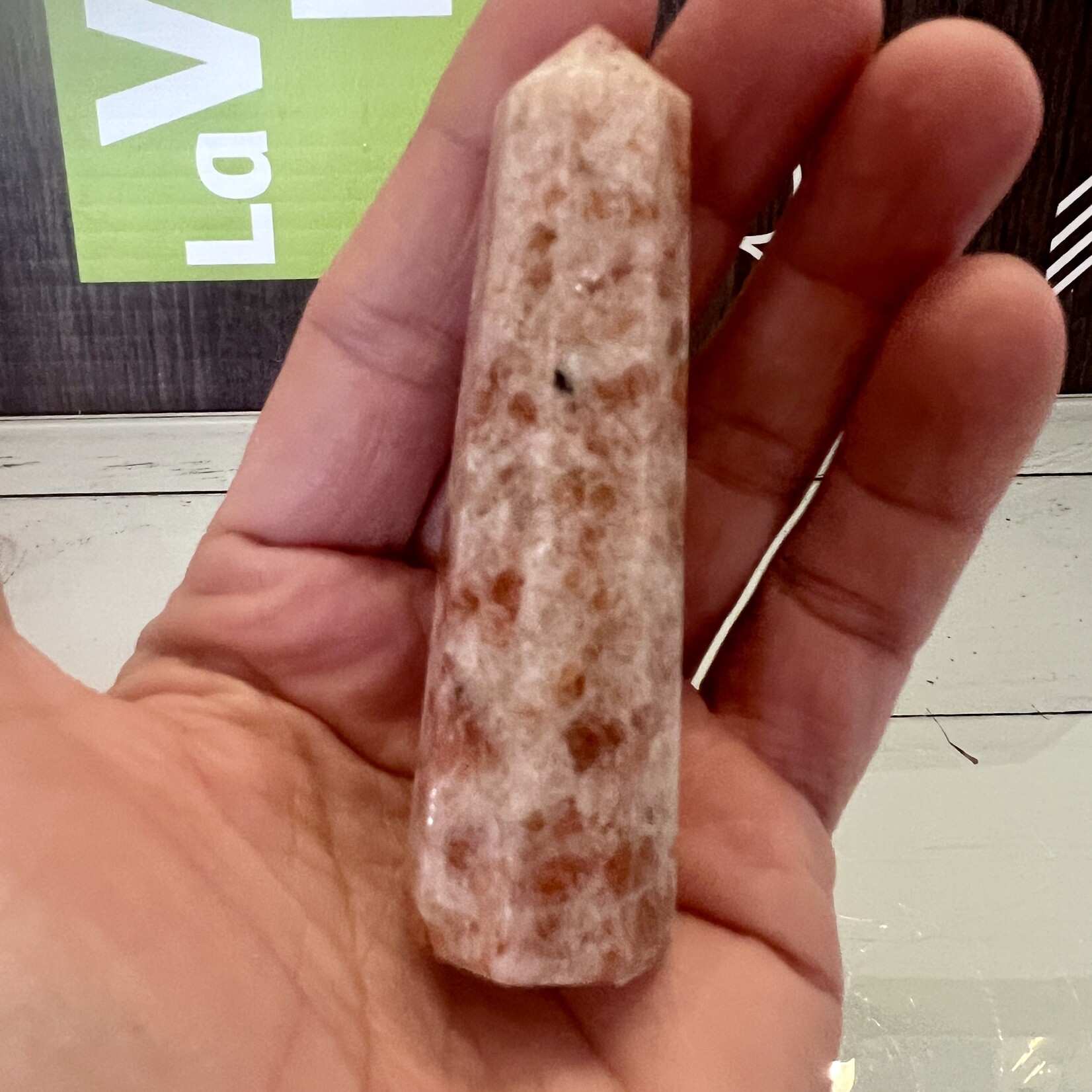 Vibrant Sunstone Obelisk for Energy & Balance