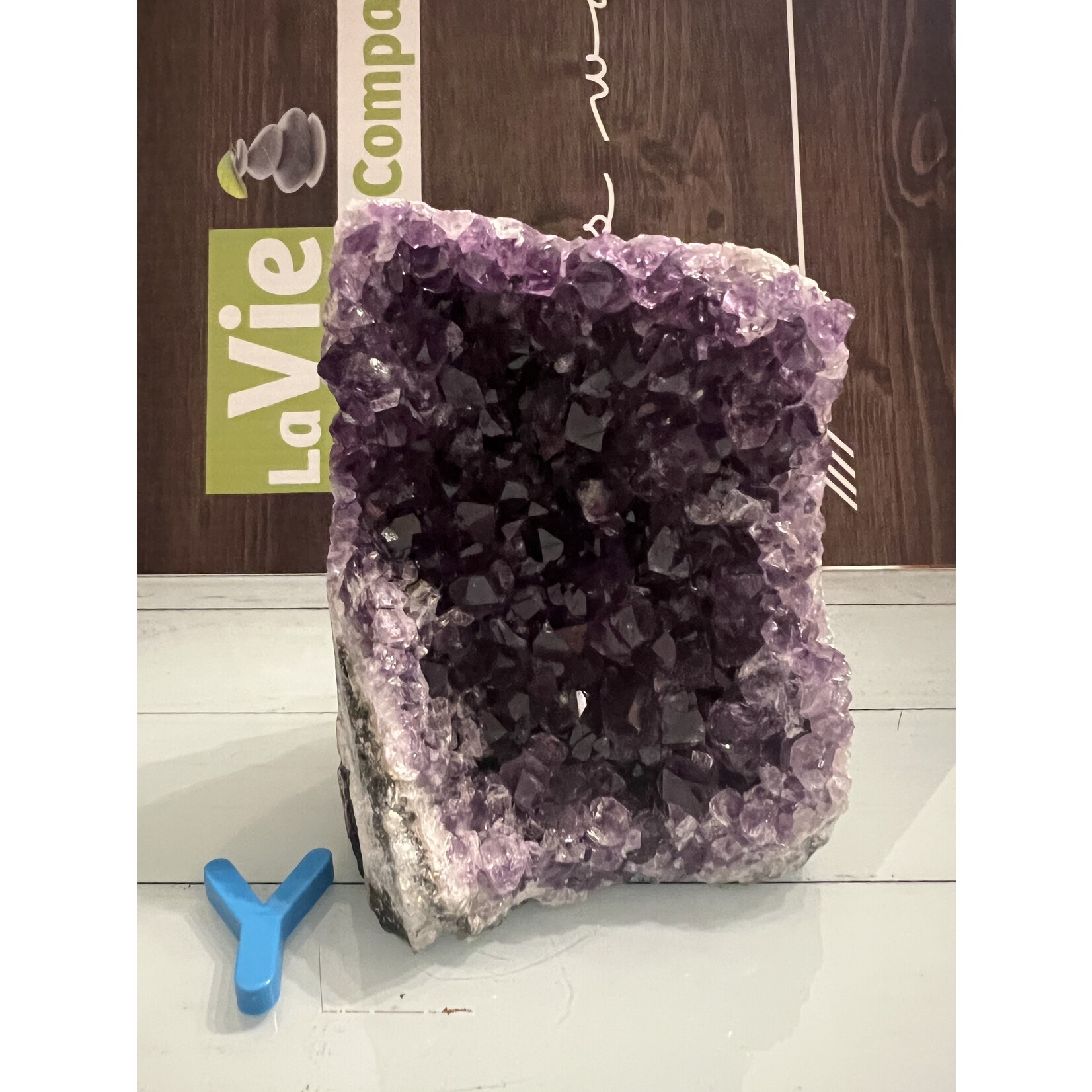 Exquisite Brazilian Amethyst Geode of Great Quality- Promoting Spiritual Upliftment, Concentration, and Meditation