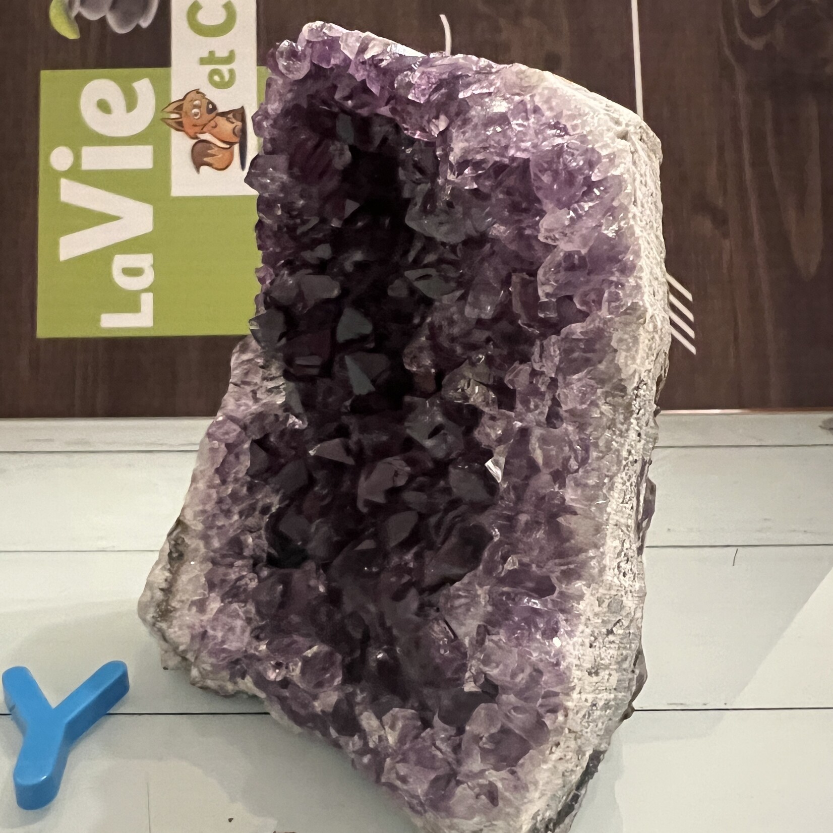 Exquisite Brazilian Amethyst Geode of Great Quality- Promoting Spiritual Upliftment, Concentration, and Meditation