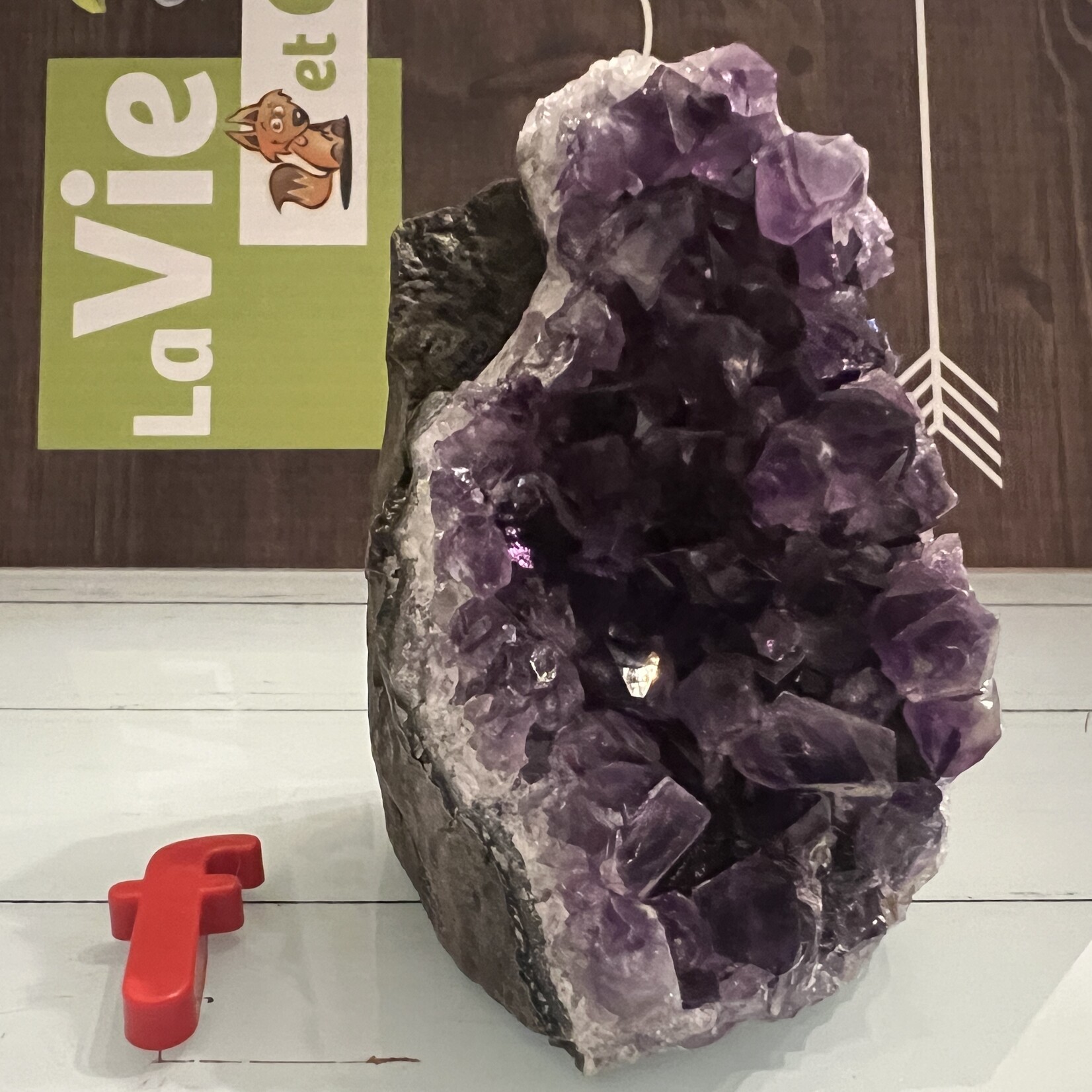 Exquisite Brazilian Amethyst Geode of Great Quality- Promoting Spiritual Upliftment, Concentration, and Meditation
