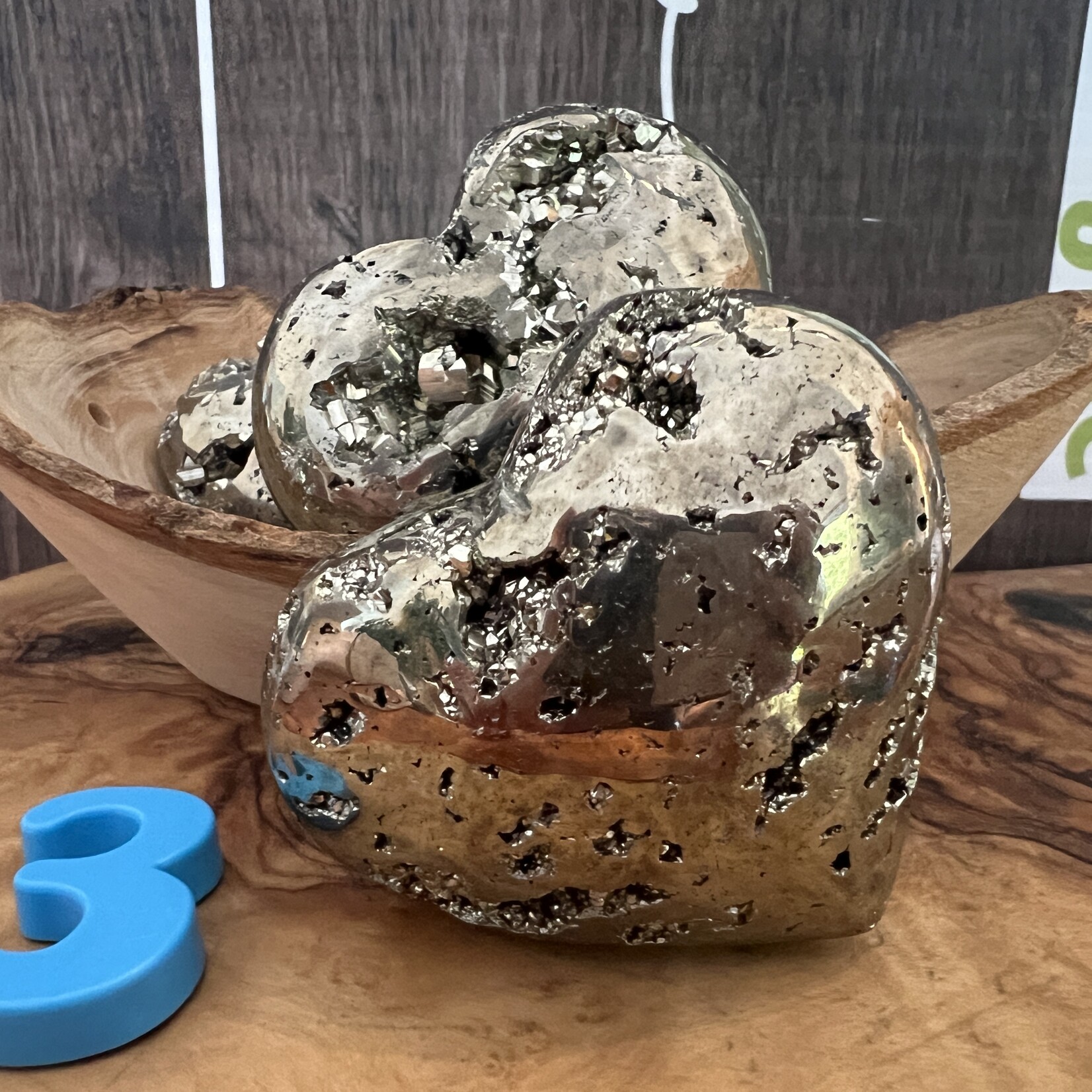 Radiant Pyrite Heart Cluster- A Raw Beacon of Strength, Vitality, and Creative Magnetism