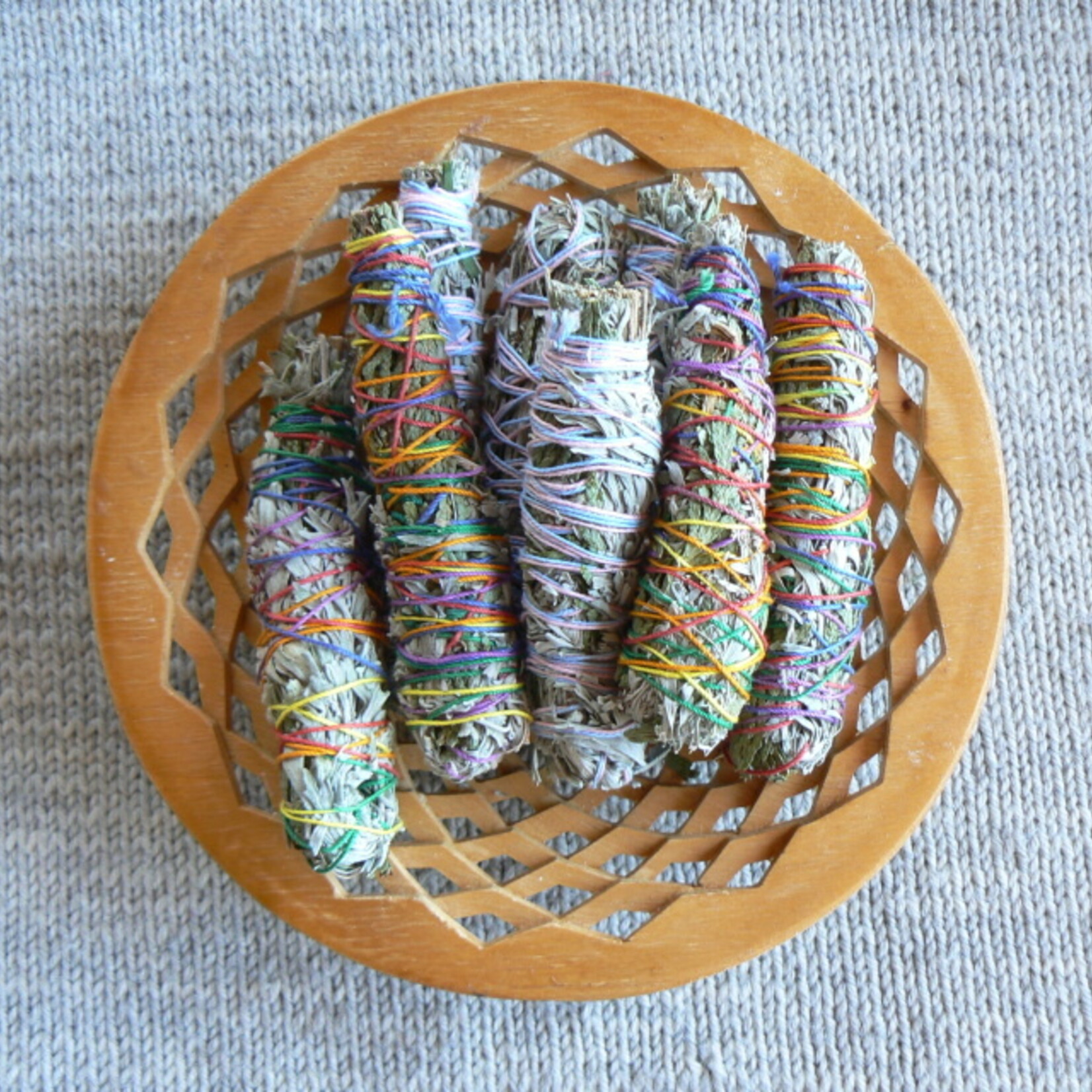 High Mountain Sage 4-inch Smudge Sticks - Sacred Herb for Purification