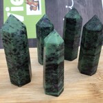 Radiant Ruby Zoisite Towers - Harmonize Spirit & Nature | Energizing Crystals for Clarity and Growth