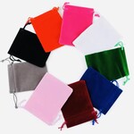 Sachets à cordons en velours pour petits cadeaux et bijoux