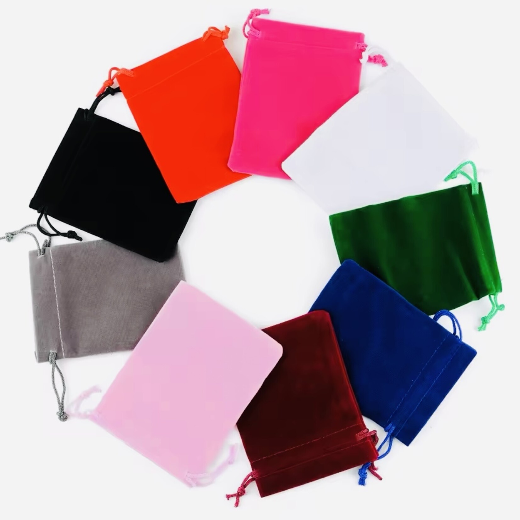 Velvet Drawstring Pouches for Small Gifts and Jewelry