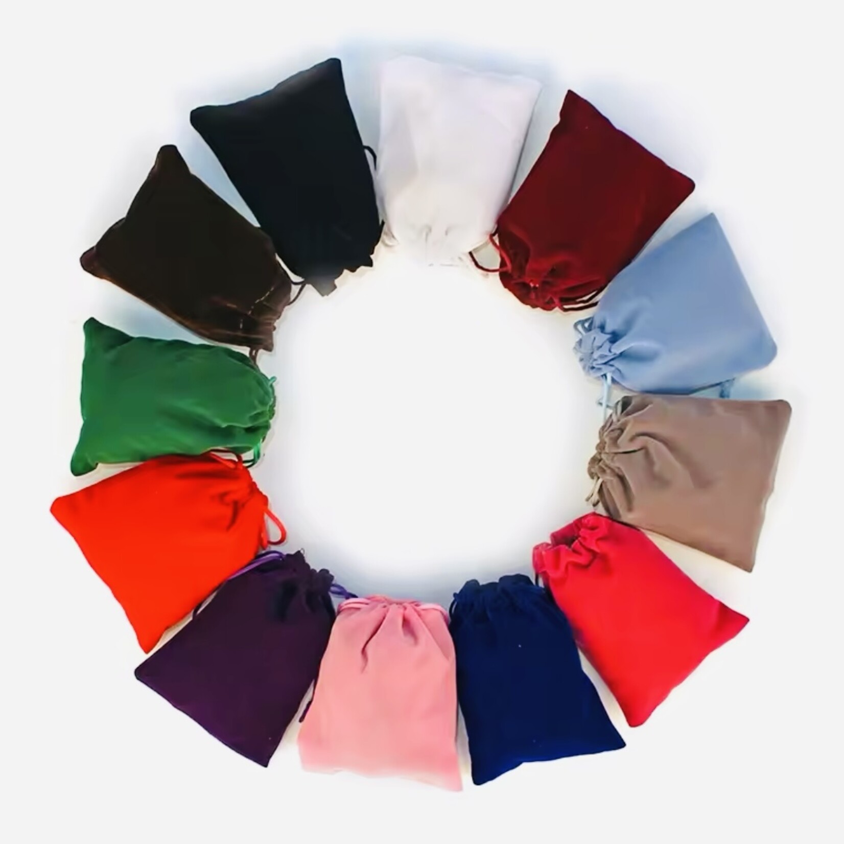 Velvet Drawstring Pouches for Small Gifts and Jewelry