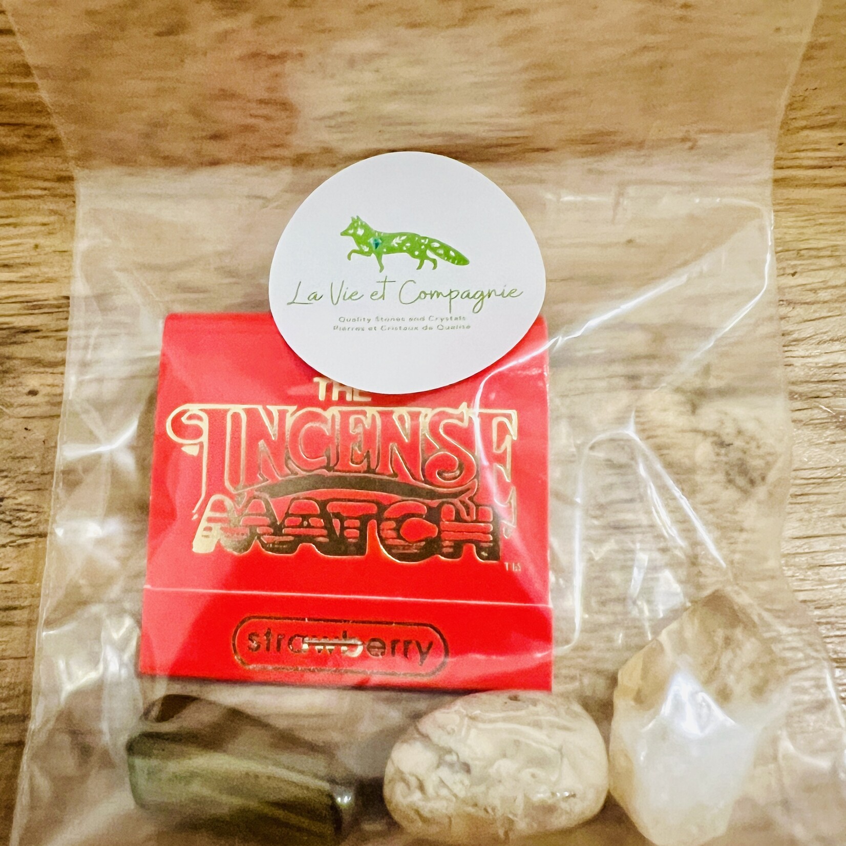 Energizing Crystal and Incense Match Kits - Handpicked Stone Sets for Balance, Clarity, and Positivity