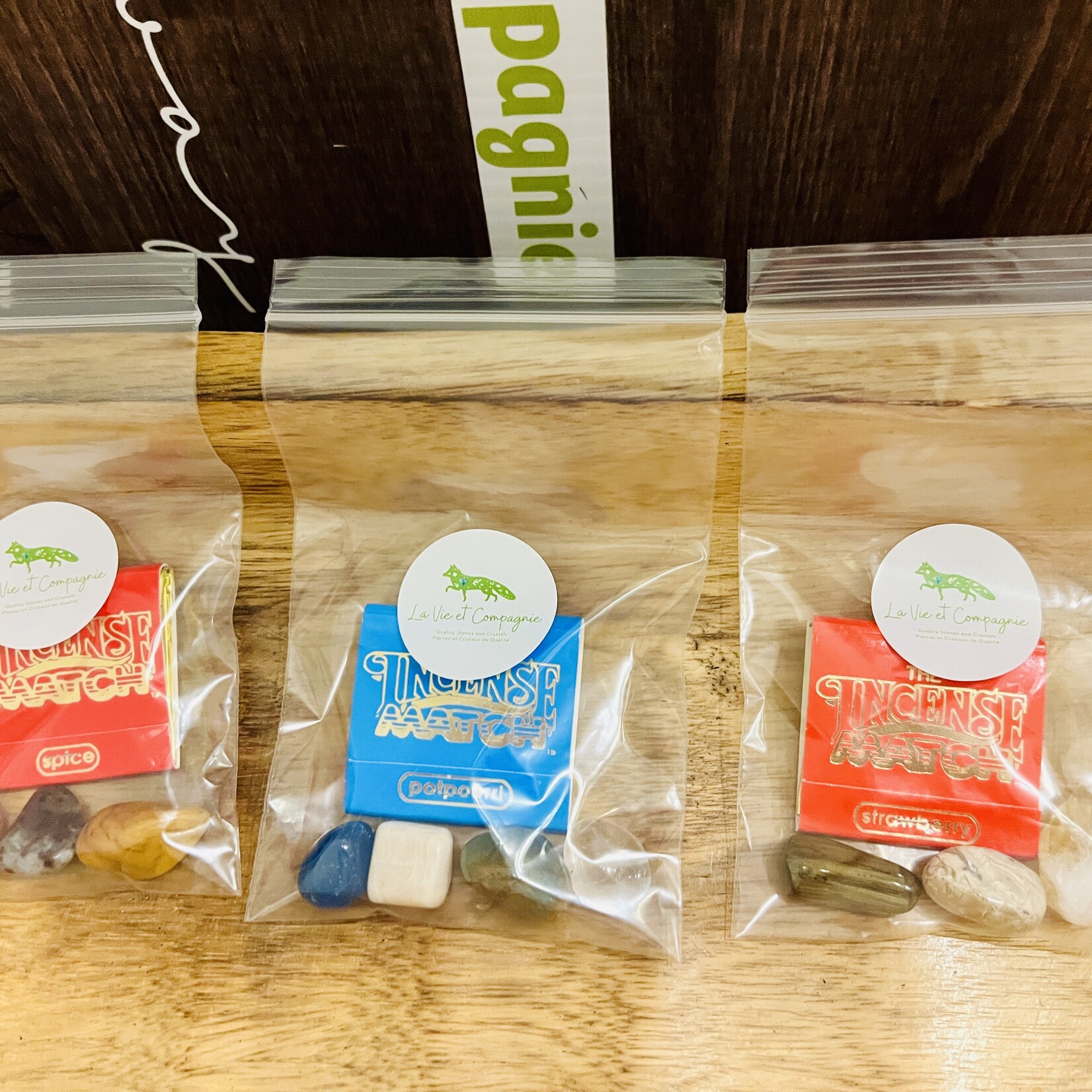 Energizing Crystal and Incense Match Kits - Handpicked Stone Sets for Balance, Clarity, and Positivity
