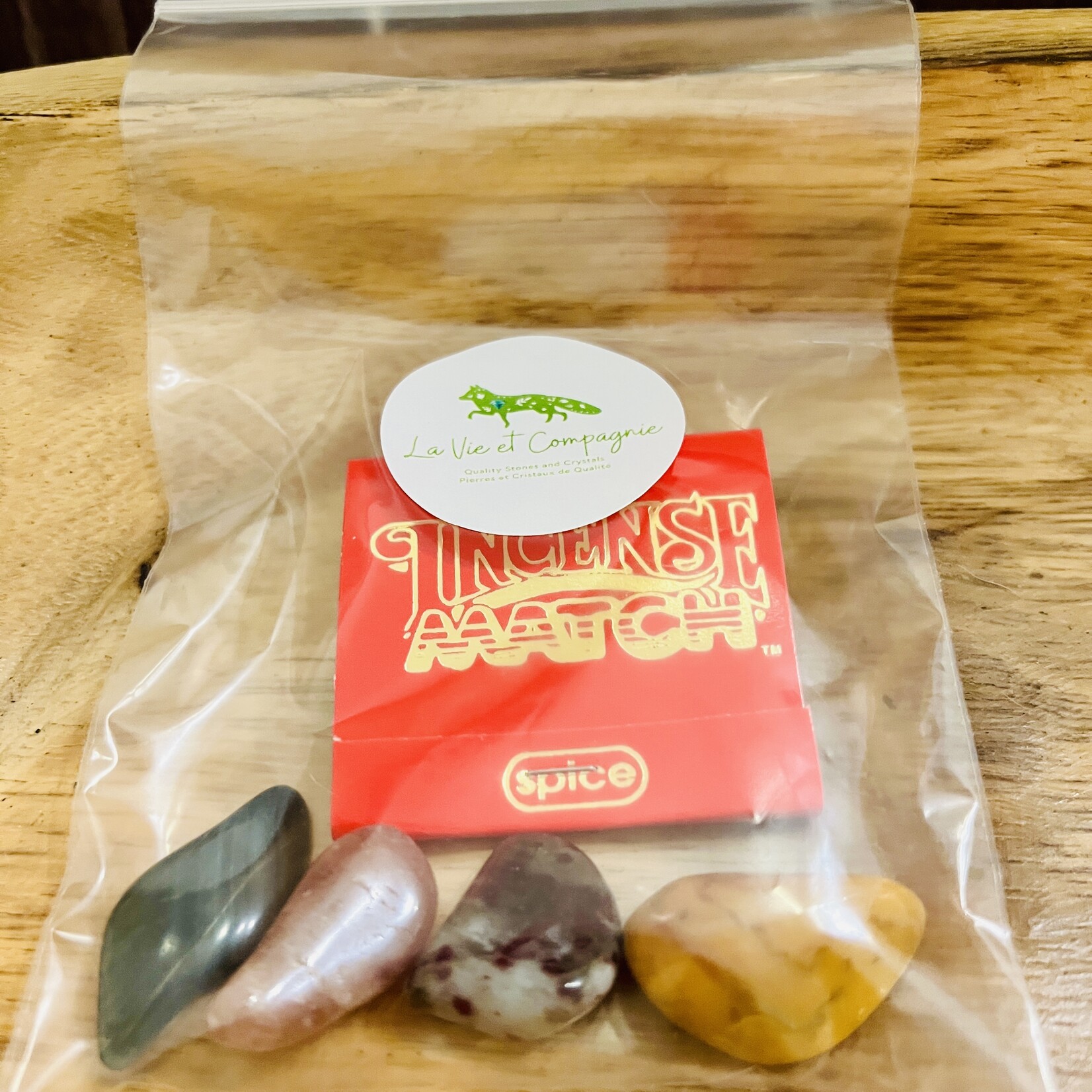 Energizing Crystal and Incense Match Kits - Handpicked Stone Sets for Balance, Clarity, and Positivity