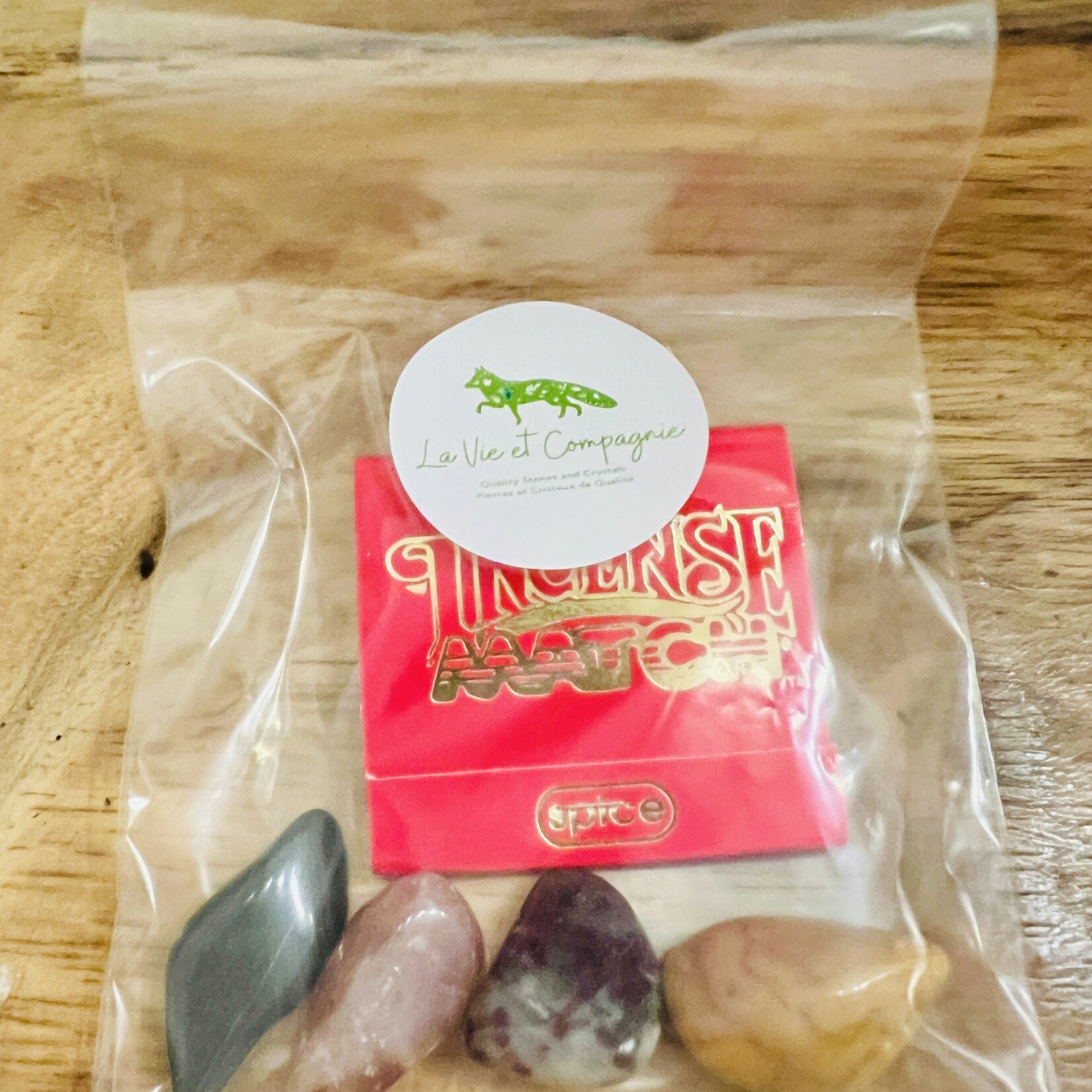 Energizing Crystal and Incense Match Kits - Handpicked Stone Sets for Balance, Clarity, and Positivity
